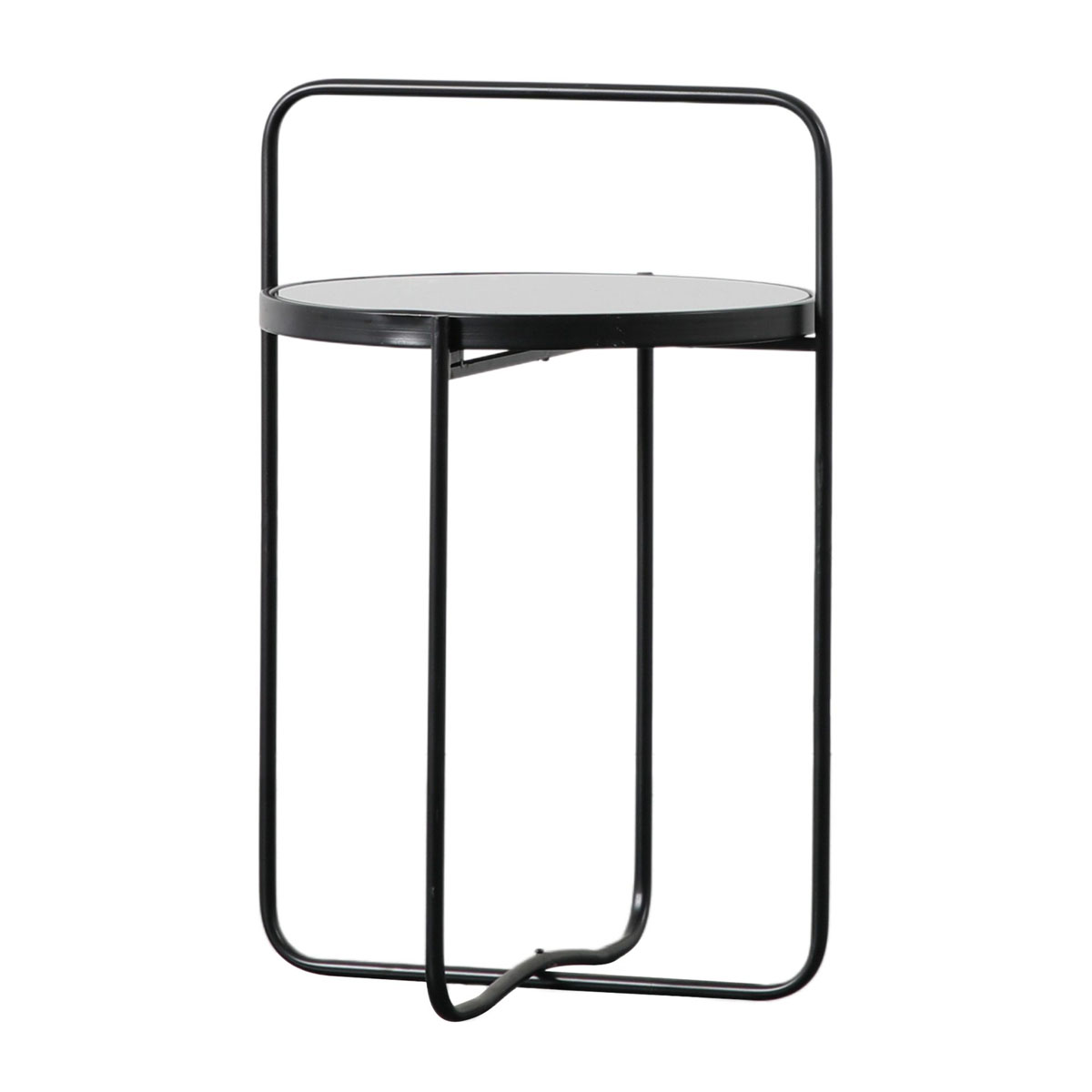 Gallery Direct Fawley Side Table Black 435x435x650mm