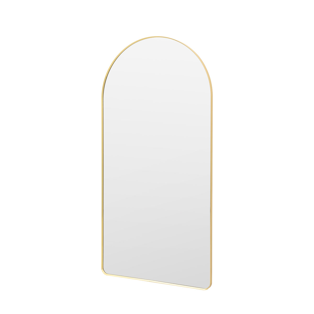 Gallery Direct Holworth Arch Mirror Gold 900x35x1800mm