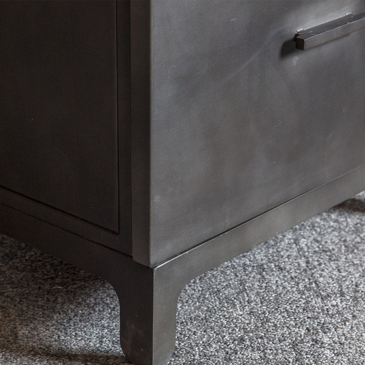 Gallery Direct Ottinge 2 Drawer Side Table 430x450x530mm