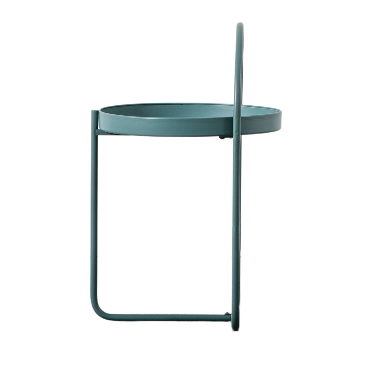 Gallery Direct Melbury Side Table Teal 400x400x660mm