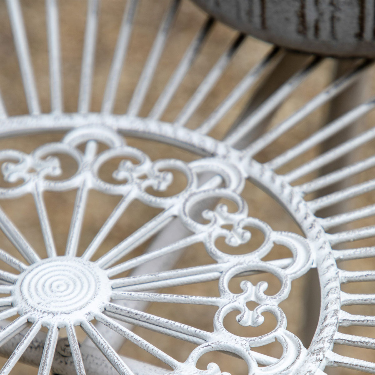 Gallery Direct Siracusa 2 Seater Bistro Set Vanilla