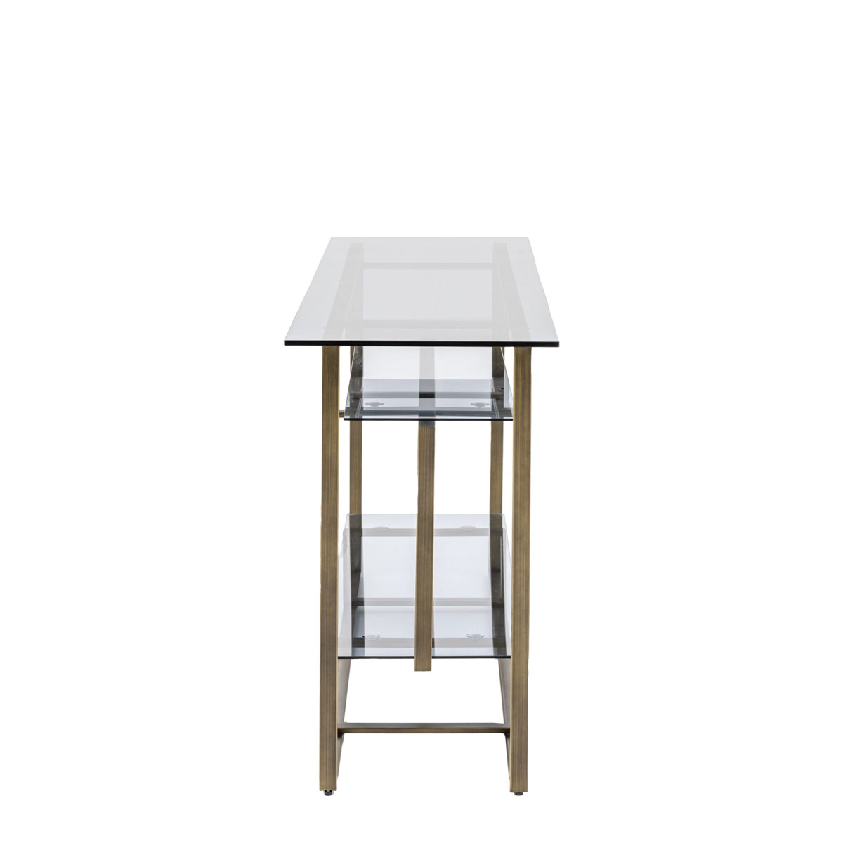 Gallery Direct Thornton Console Table Bronze 1400x450x760mm