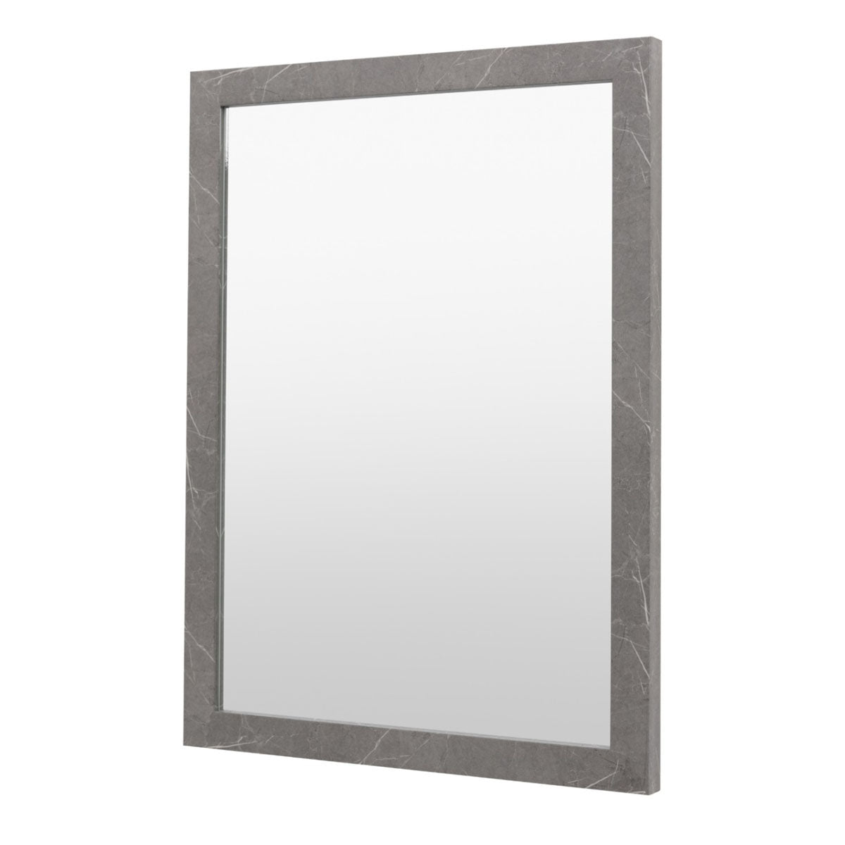 Gallery Direct Romano Rectangle Mirror Marbled Grey 570x770mm