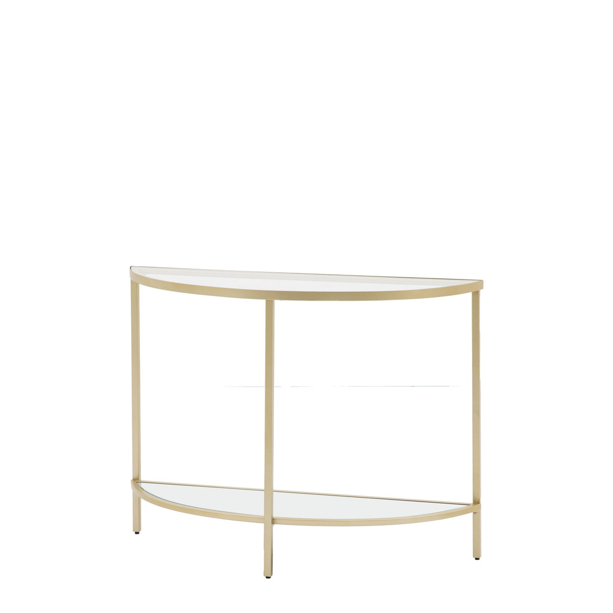 Gallery Direct Hudson Console Table Champagne 1000x350x750mm