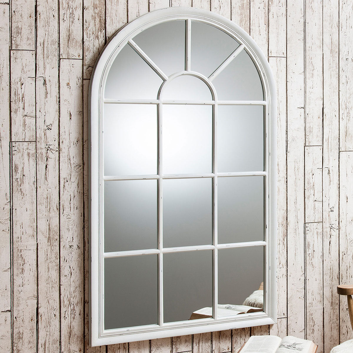 Gallery Direct Fulshaw Mirror White 1400x800mm