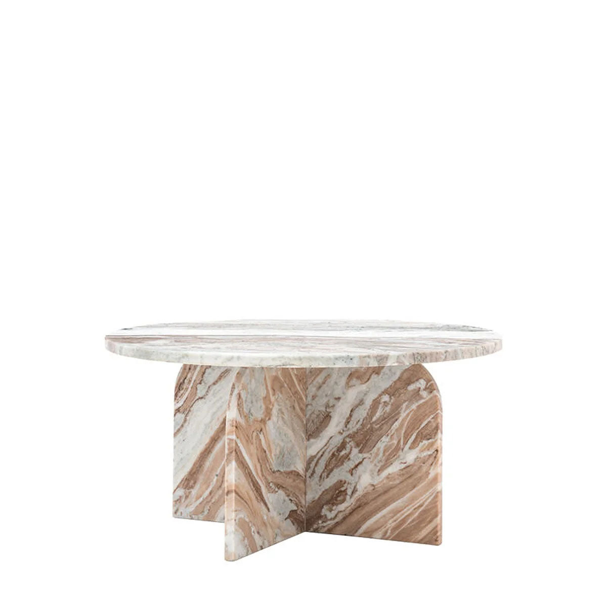 Gallery Direct Amalfi Coffee Table Natural 800x800x400mm