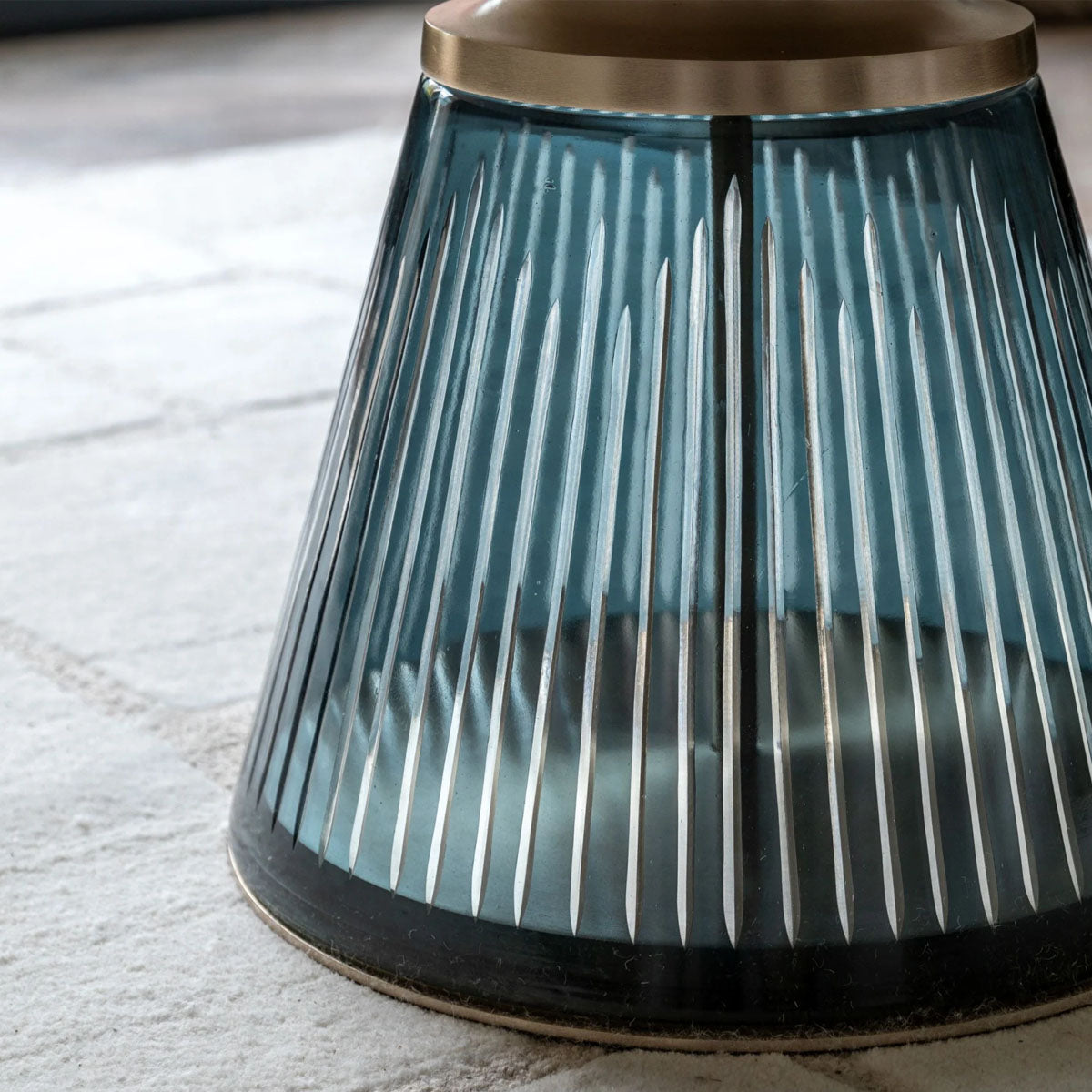 Gallery Direct Seville Coffee Table Blue 765x765x420mm