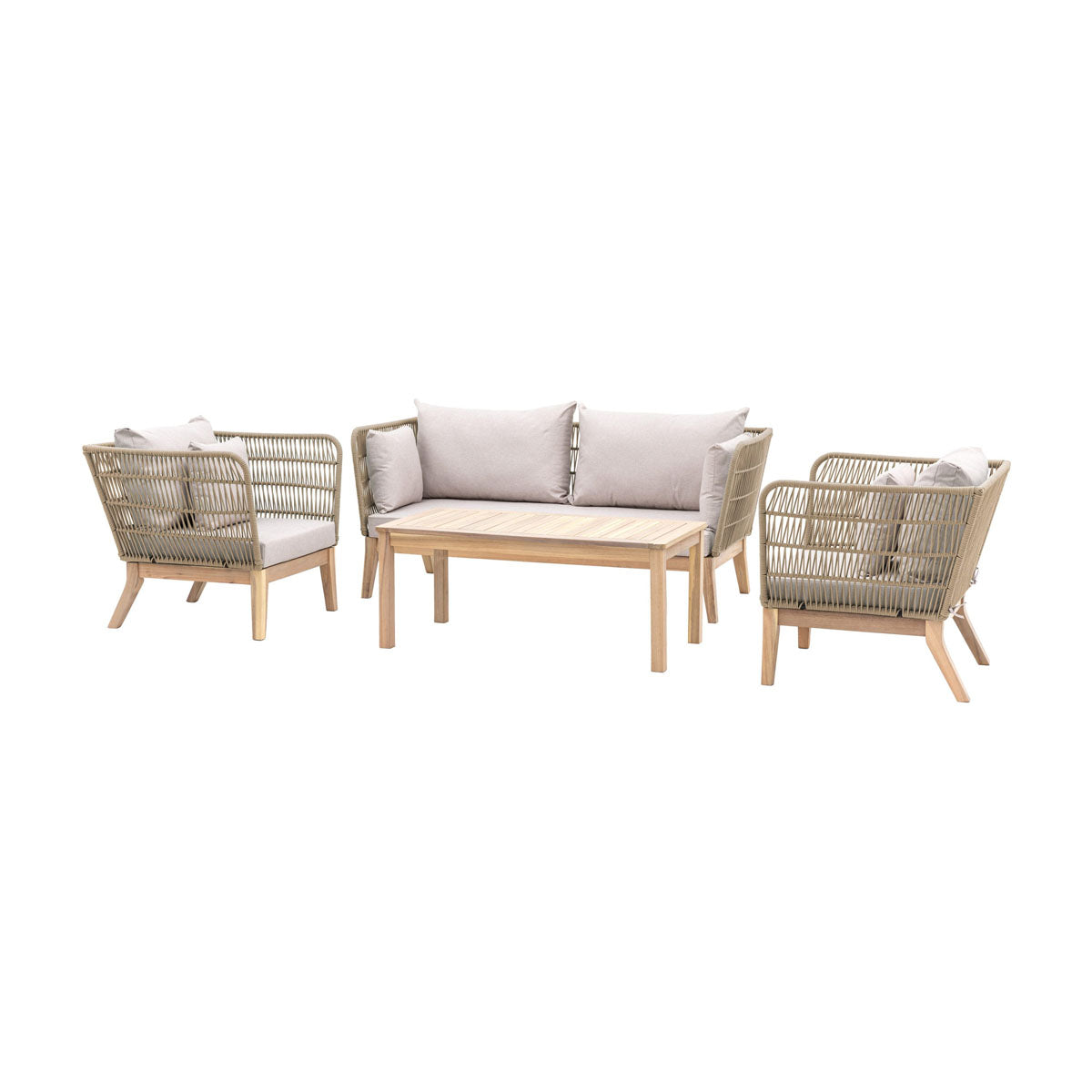 Gallery Direct Cataldo Lounge Set Natural