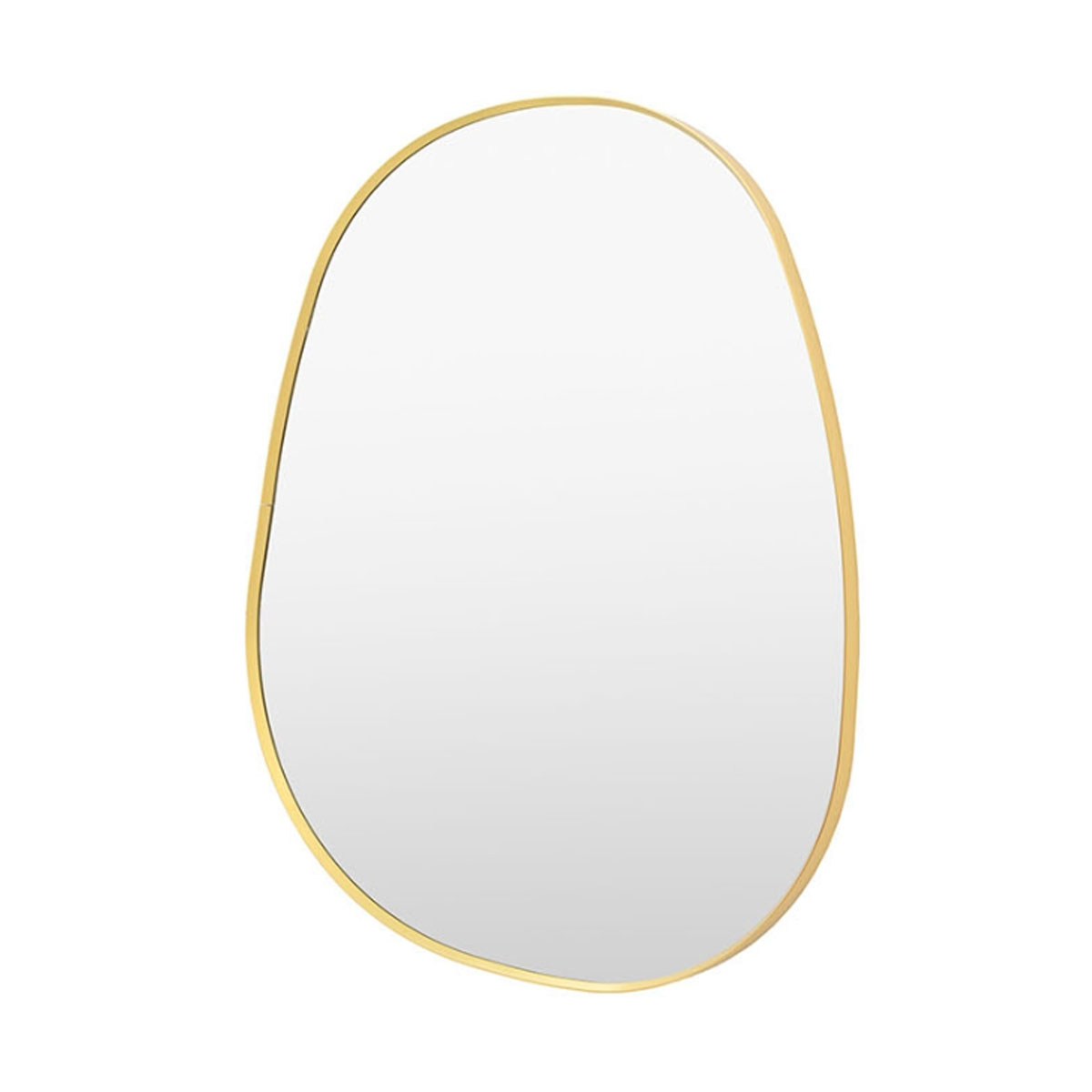Gallery Direct Holworth Pebble Mirror Gold 700x900mm