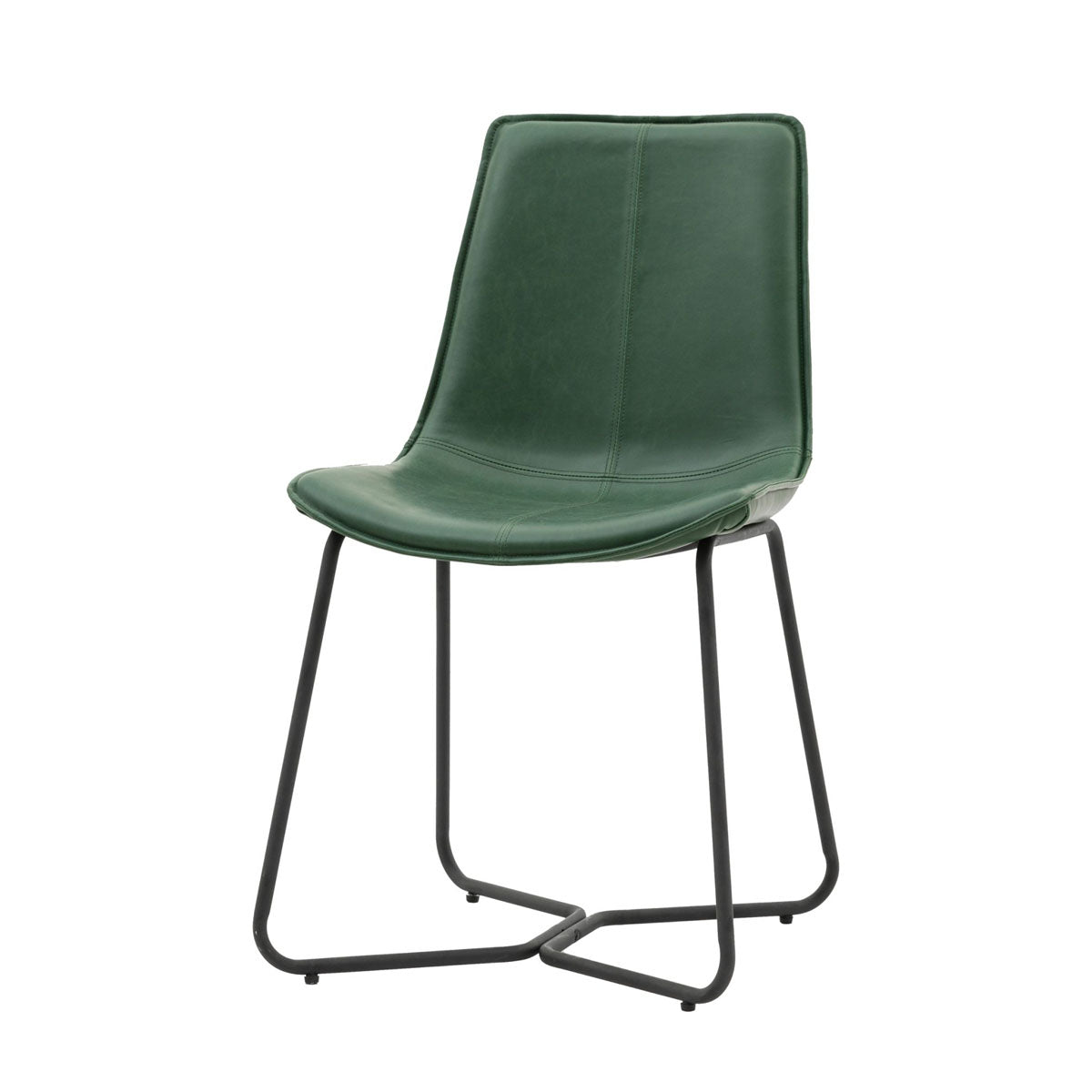 Gallery Direct Hawking Chair Green (2pk) 490x550x860mm