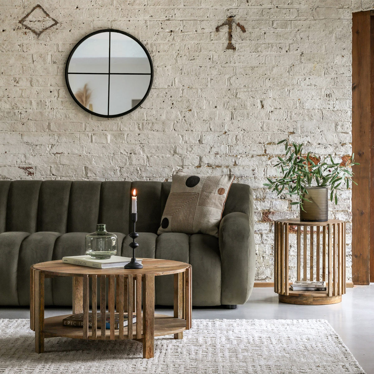 Gallery Direct Voss Side Table 450x450x500mm