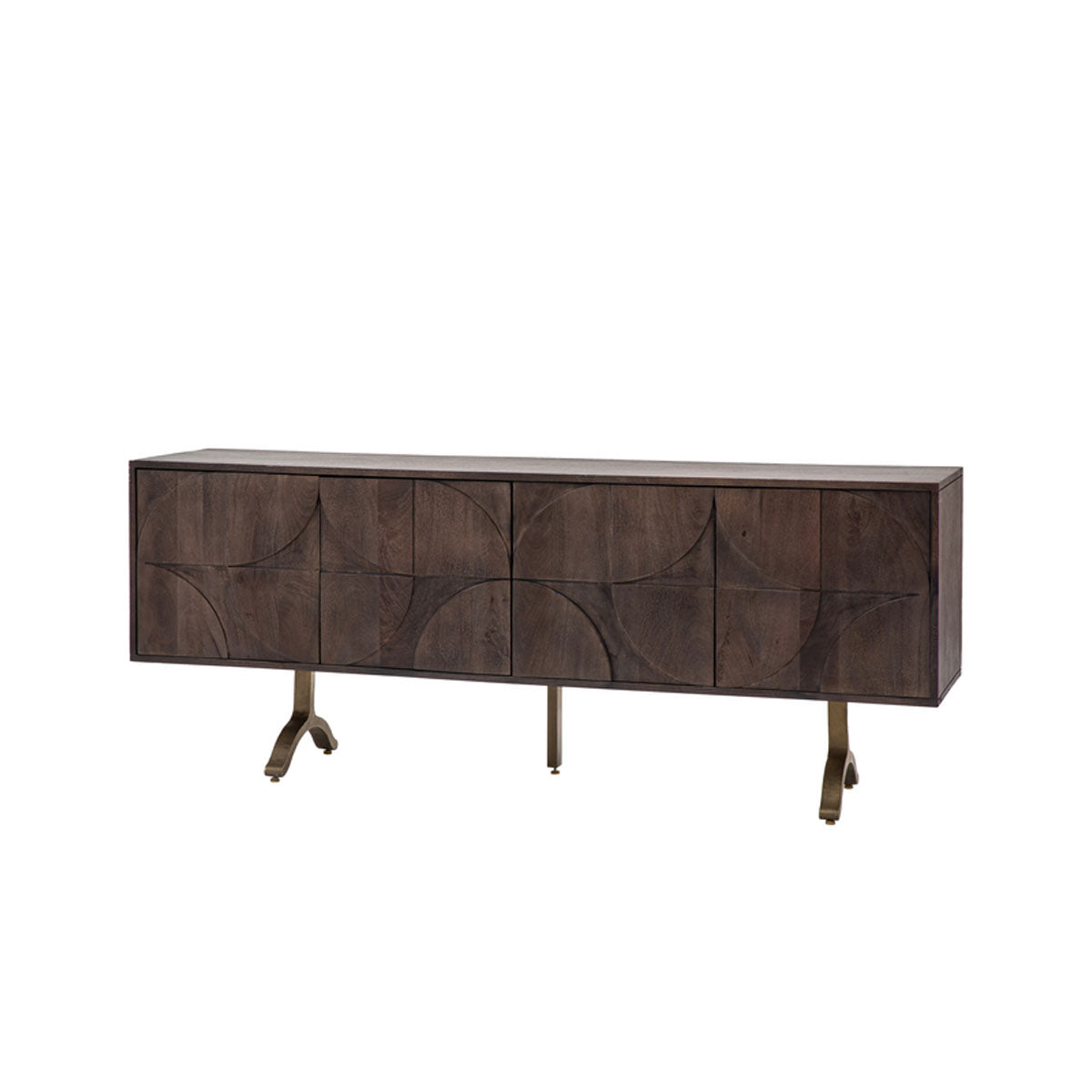 Gallery Direct Sharma 4 Door Sideboard 1800x400x700mm