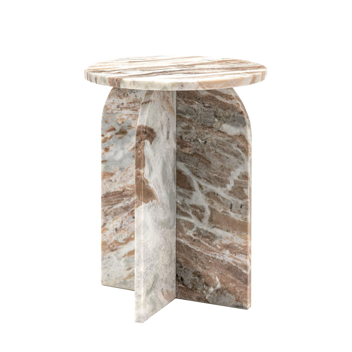 Gallery Direct Amalfi Side Table Natural 400x400x500mm