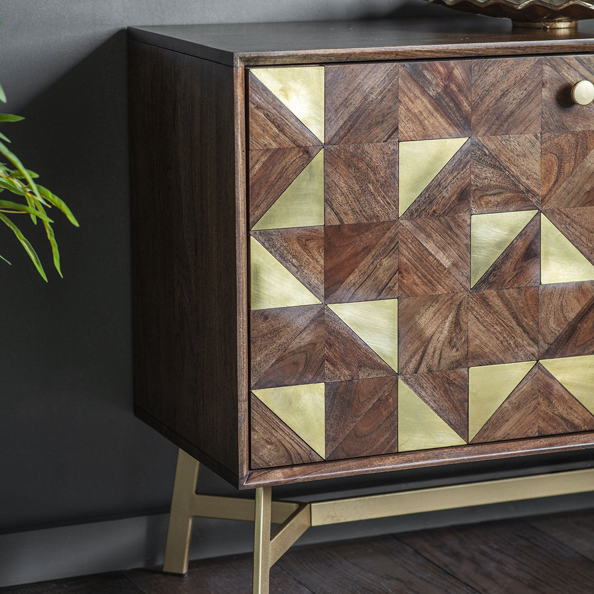 Gallery Direct Tate 3 door Sideboard 1420x350x700mm