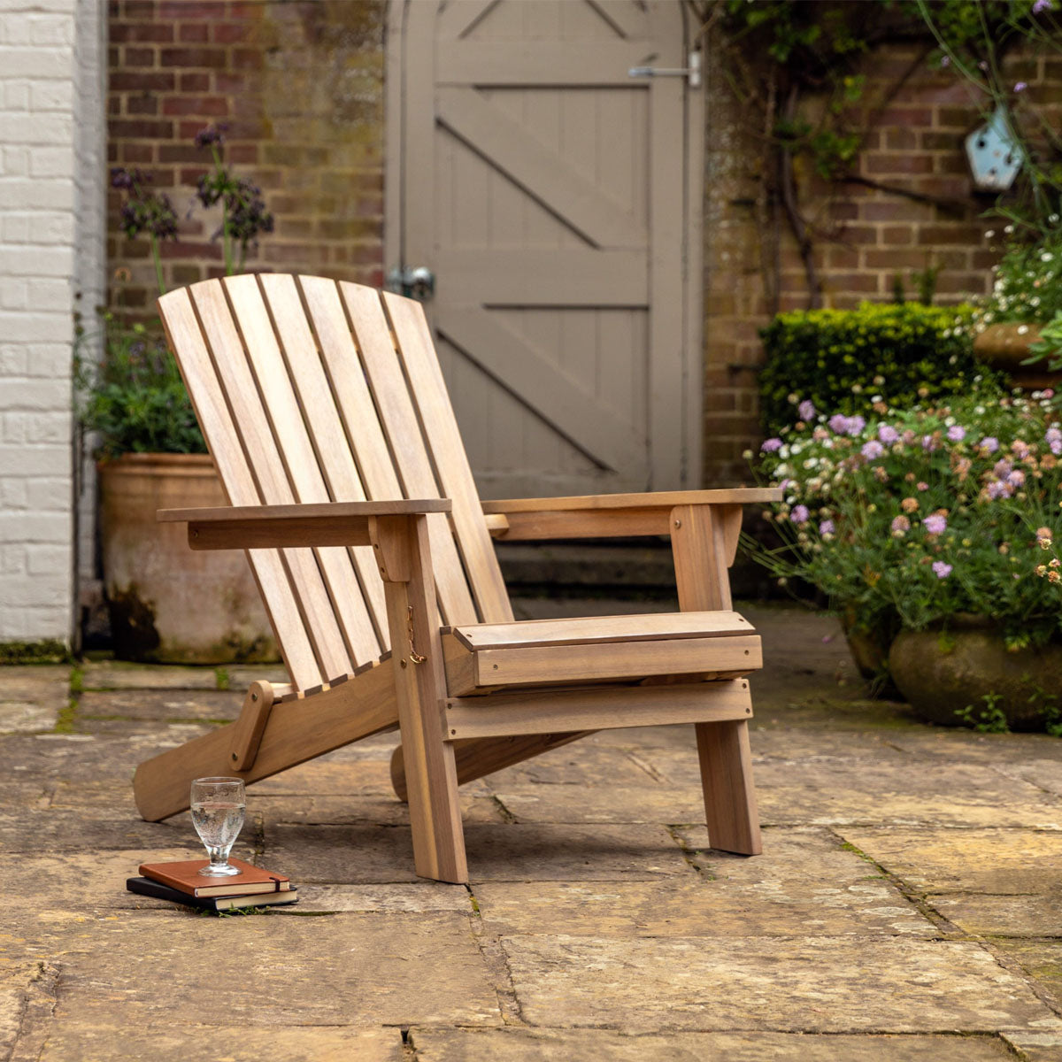 Gallery Direct Aspri Lounge Chair with Footstool