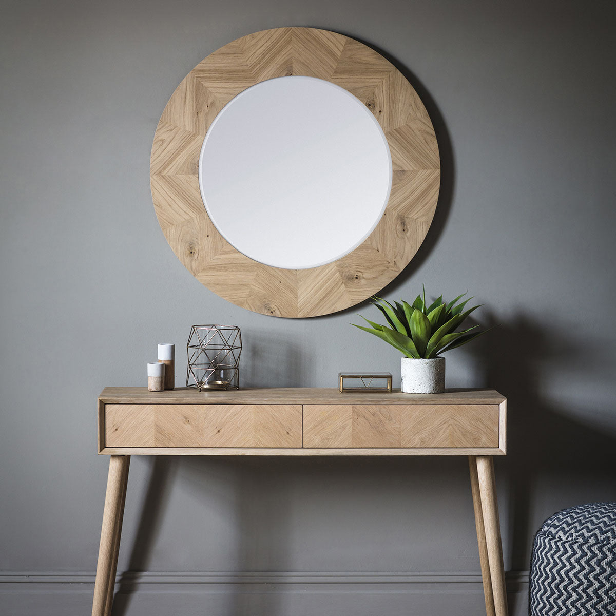 Gallery Direct Milano Round Mirror 900mm