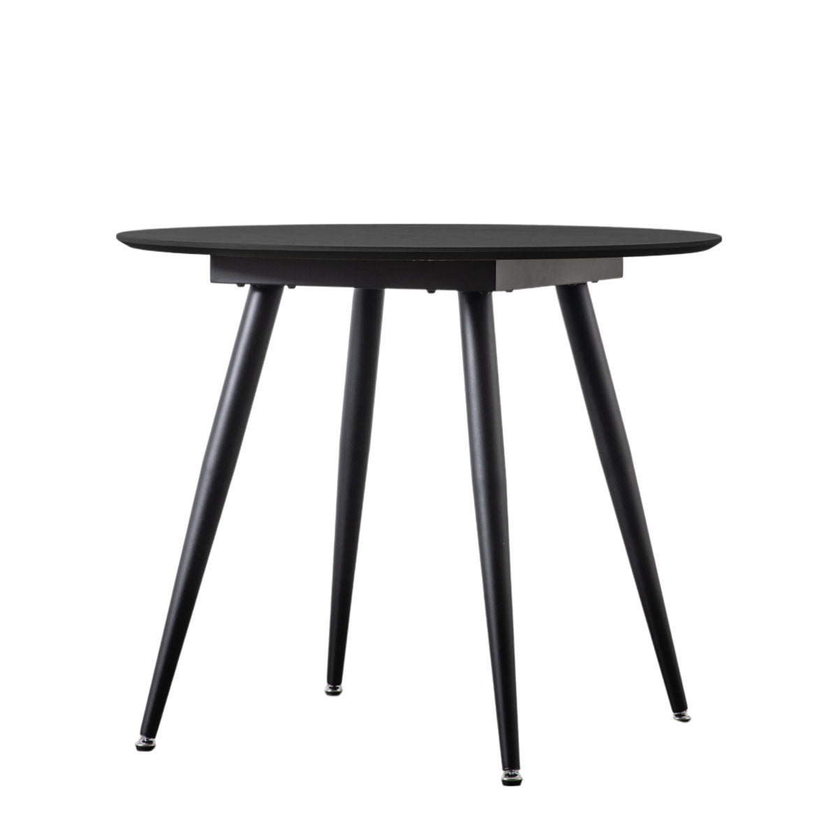 Gallery Direct Astley Round Dining Table Black 900x900x750mm