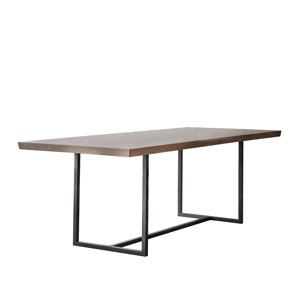 Gallery Direct Forden Dining Table Grey 900x2200x750mm