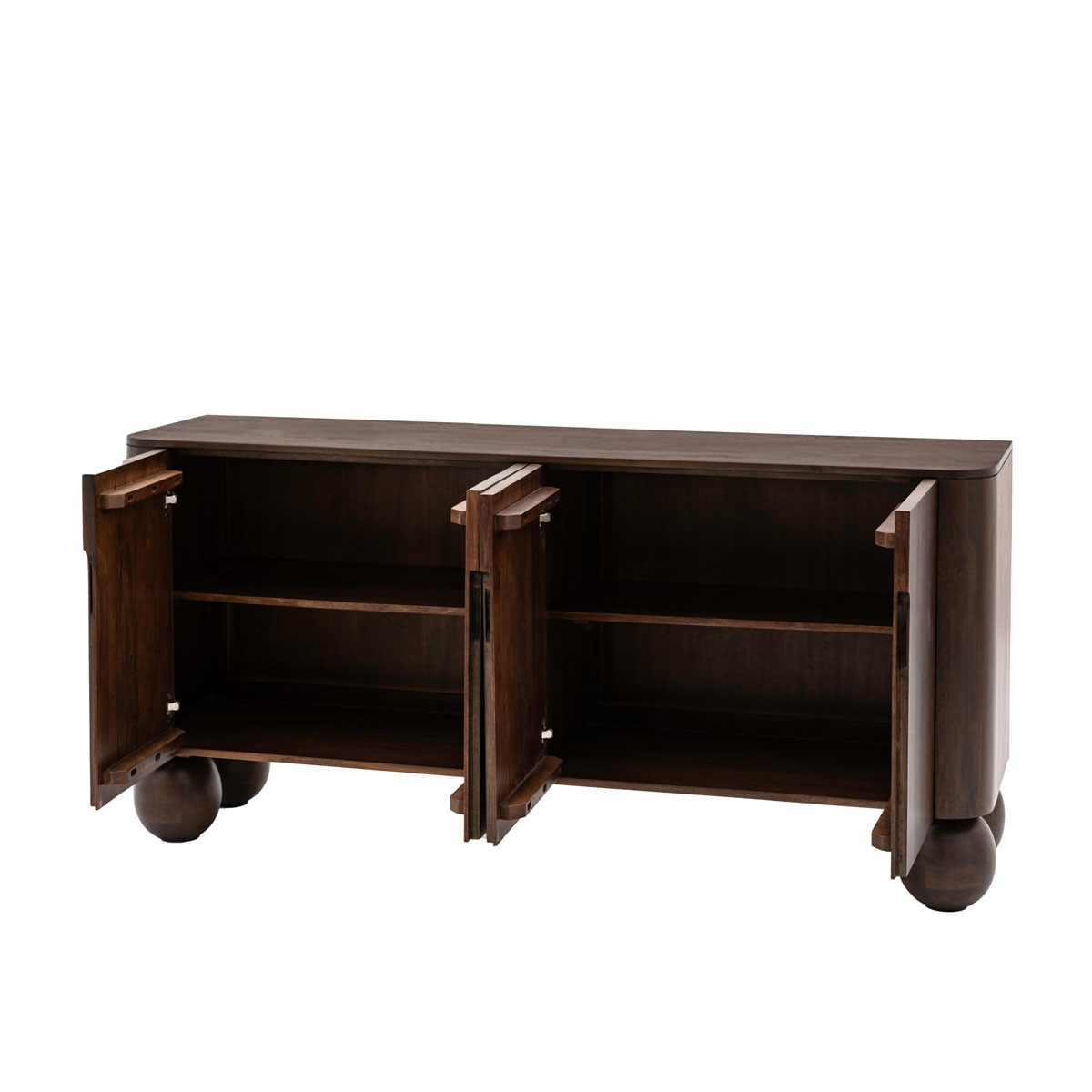 Gallery Direct Sculpt 4 Door Sideboard 1700x430x800mm