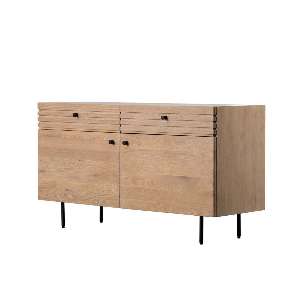 Gallery Direct Okayama 2 Drawer 2 Door Sideboard 1310x450x720mm