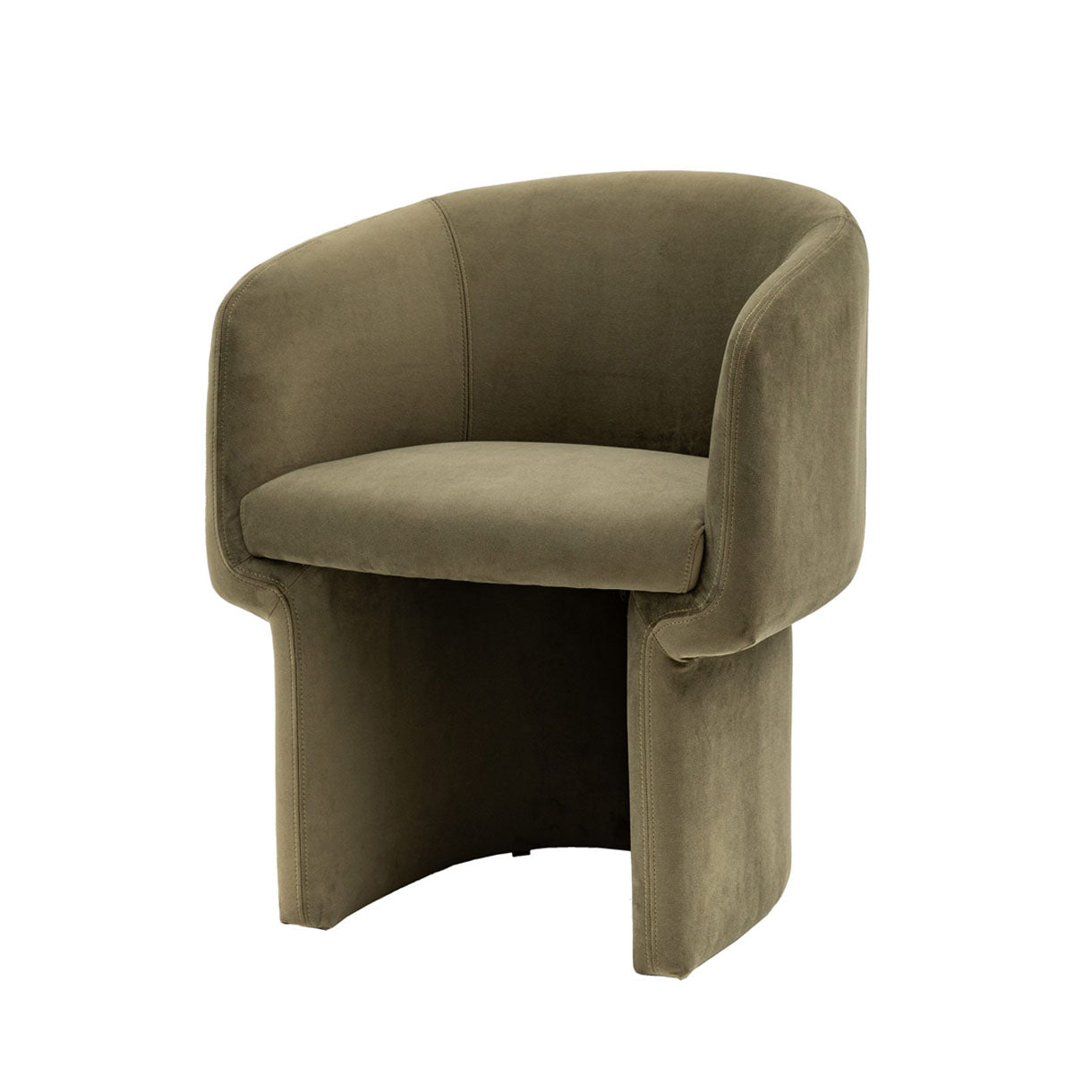 Gallery Direct Holm Dining Chair Moss Green 640x620x760mm