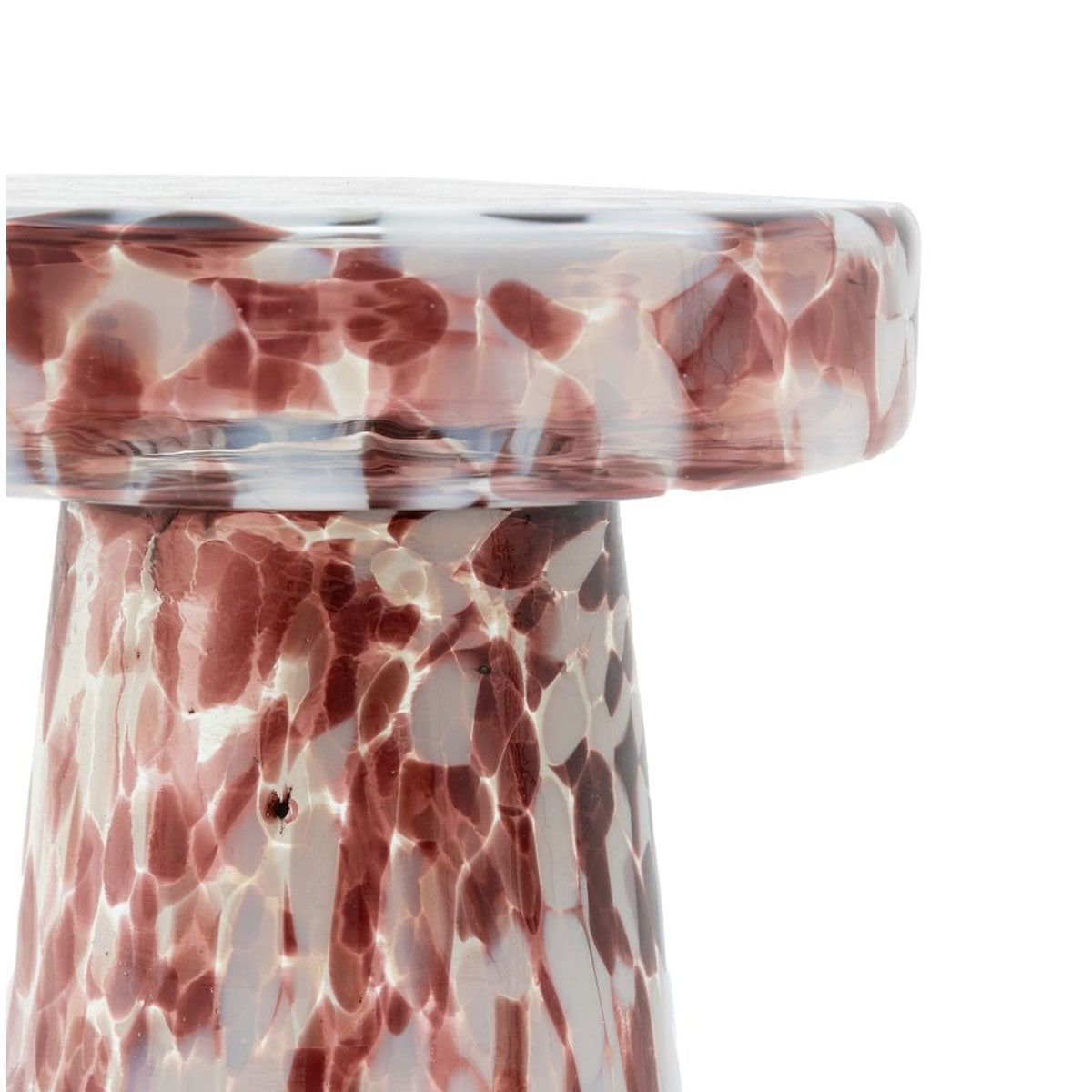 Gallery Direct Murano Side Table Leopard 395x395x465mm