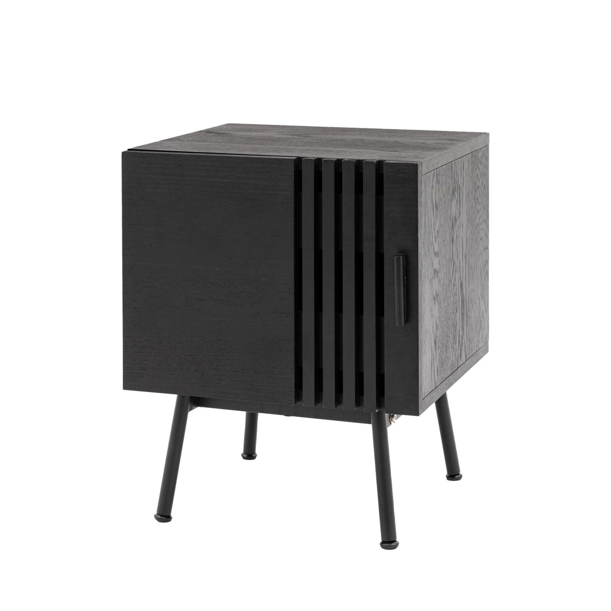 Gallery Direct Holsen Side Table Black 450x420x550mm