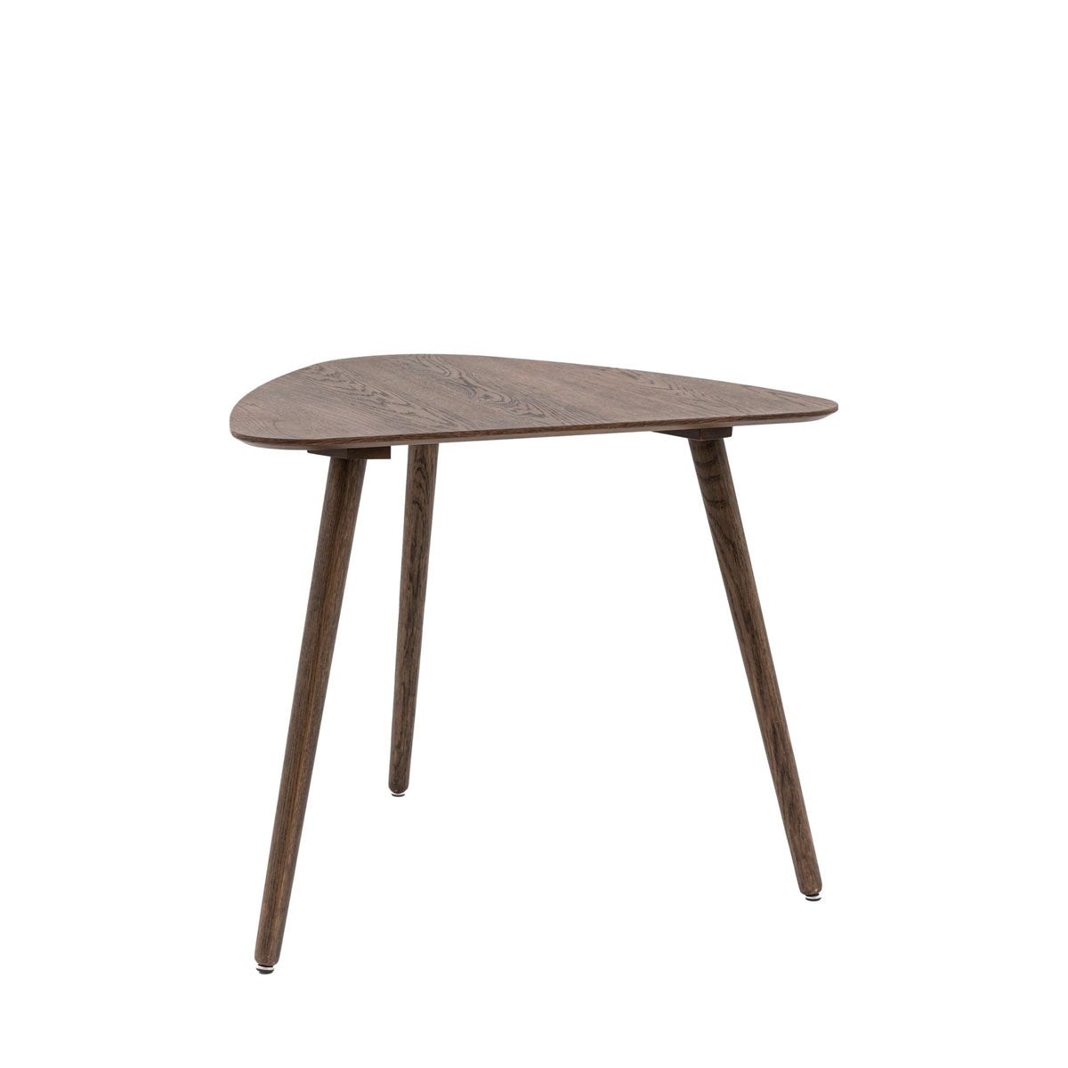 Gallery Direct Hatfield Dining Table Smoked 800x900x750mm