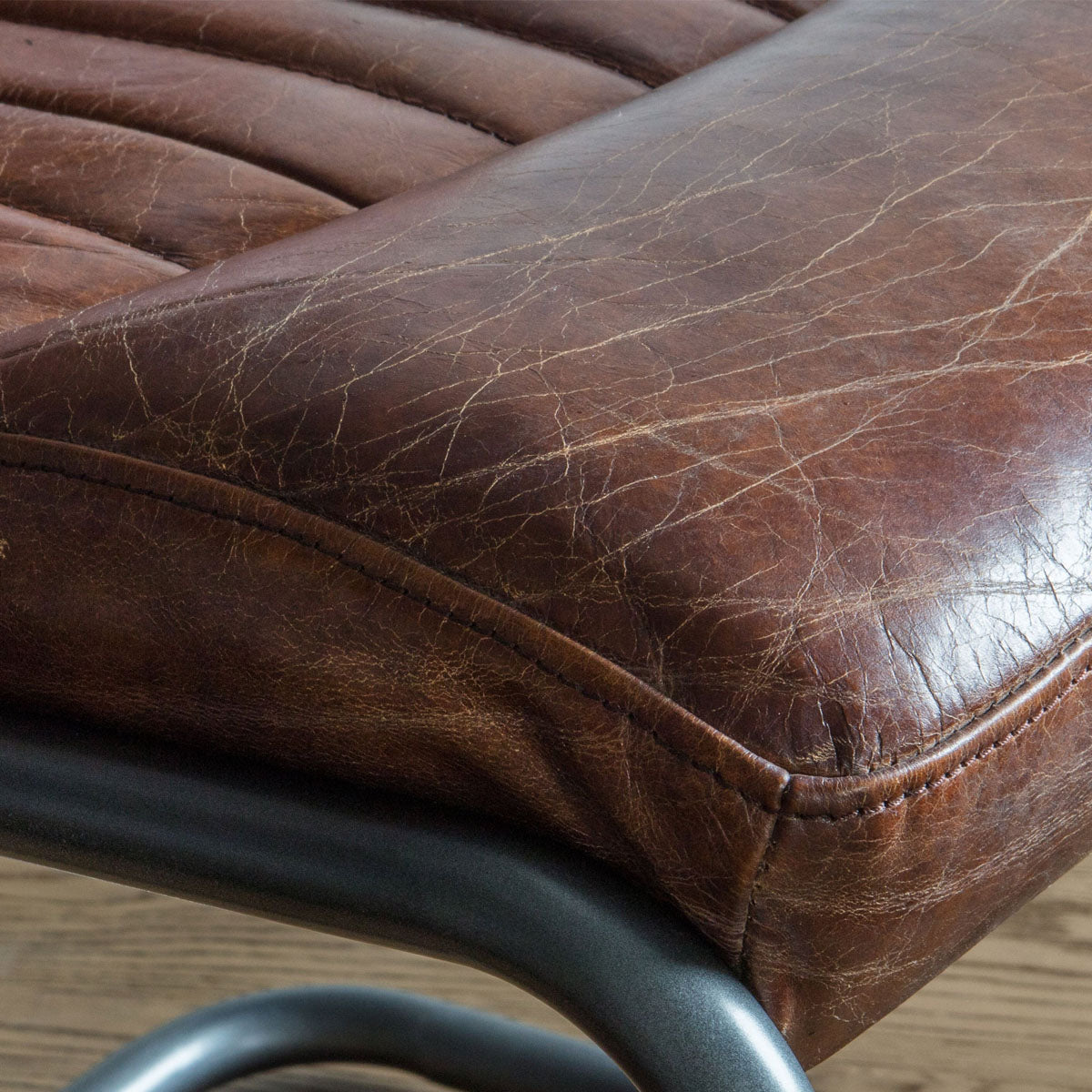 Gallery Direct Capri Leather Chair Brown 520x660x880mm