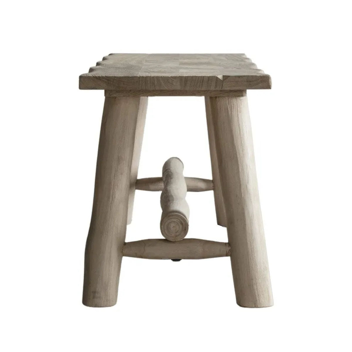 Gallery Direct Alberta Bench Natural Rustic 145x350x440mm