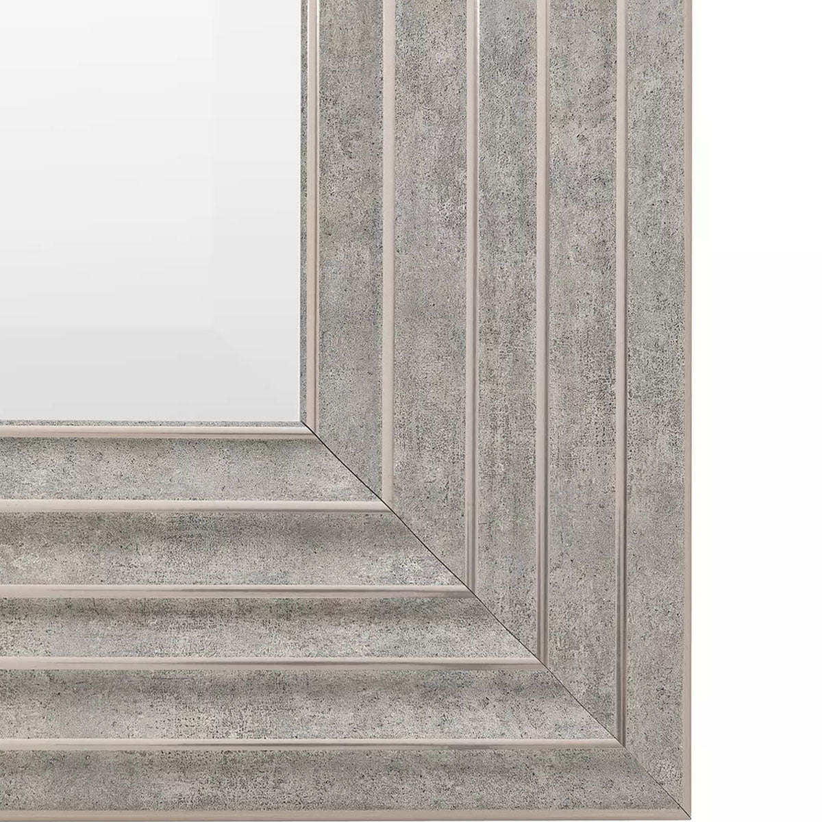 Gallery Direct Whitechapel Rectangle Mirror Silver 770x1070mm