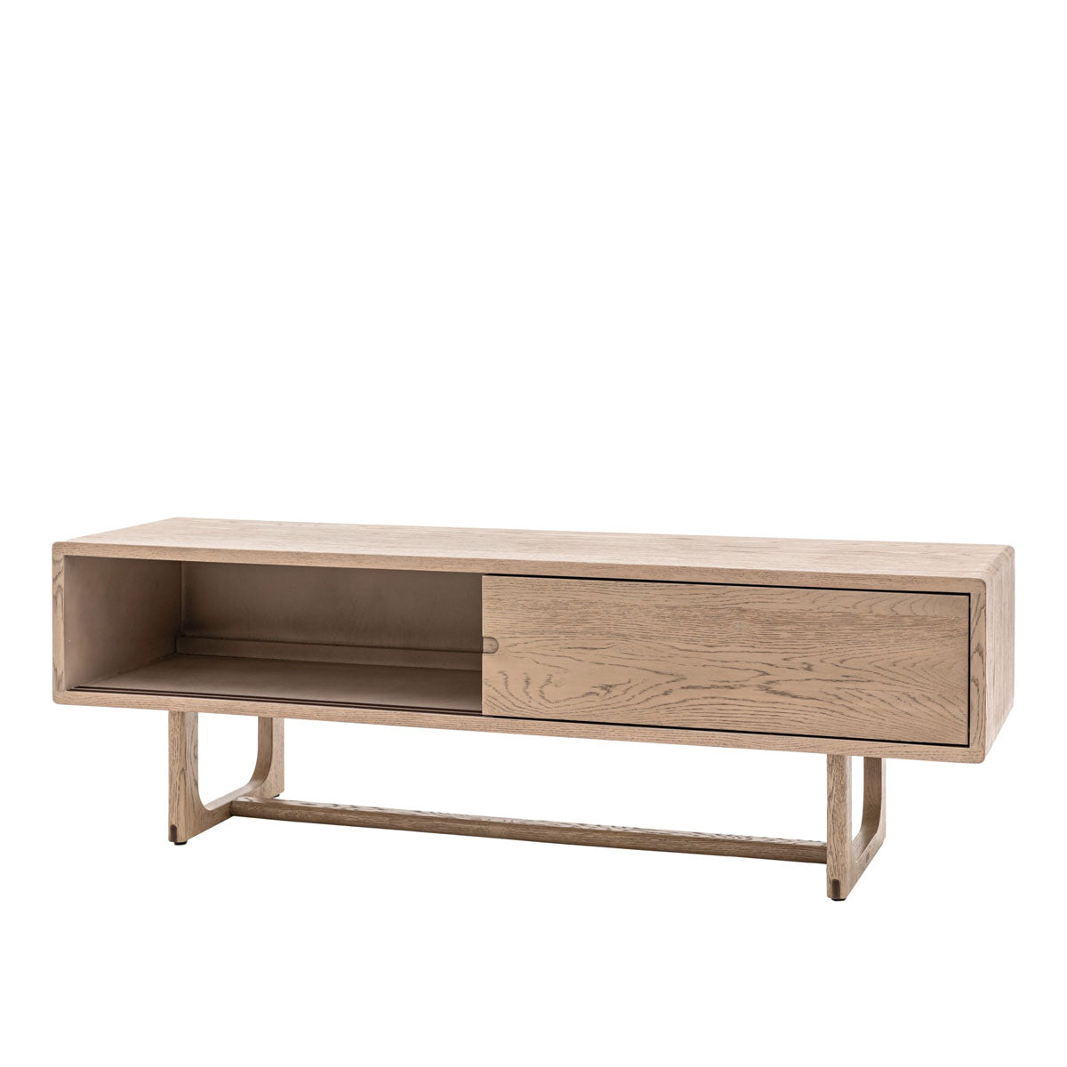 Gallery Direct Craft Media Unit Smoked 1400x400x450mm