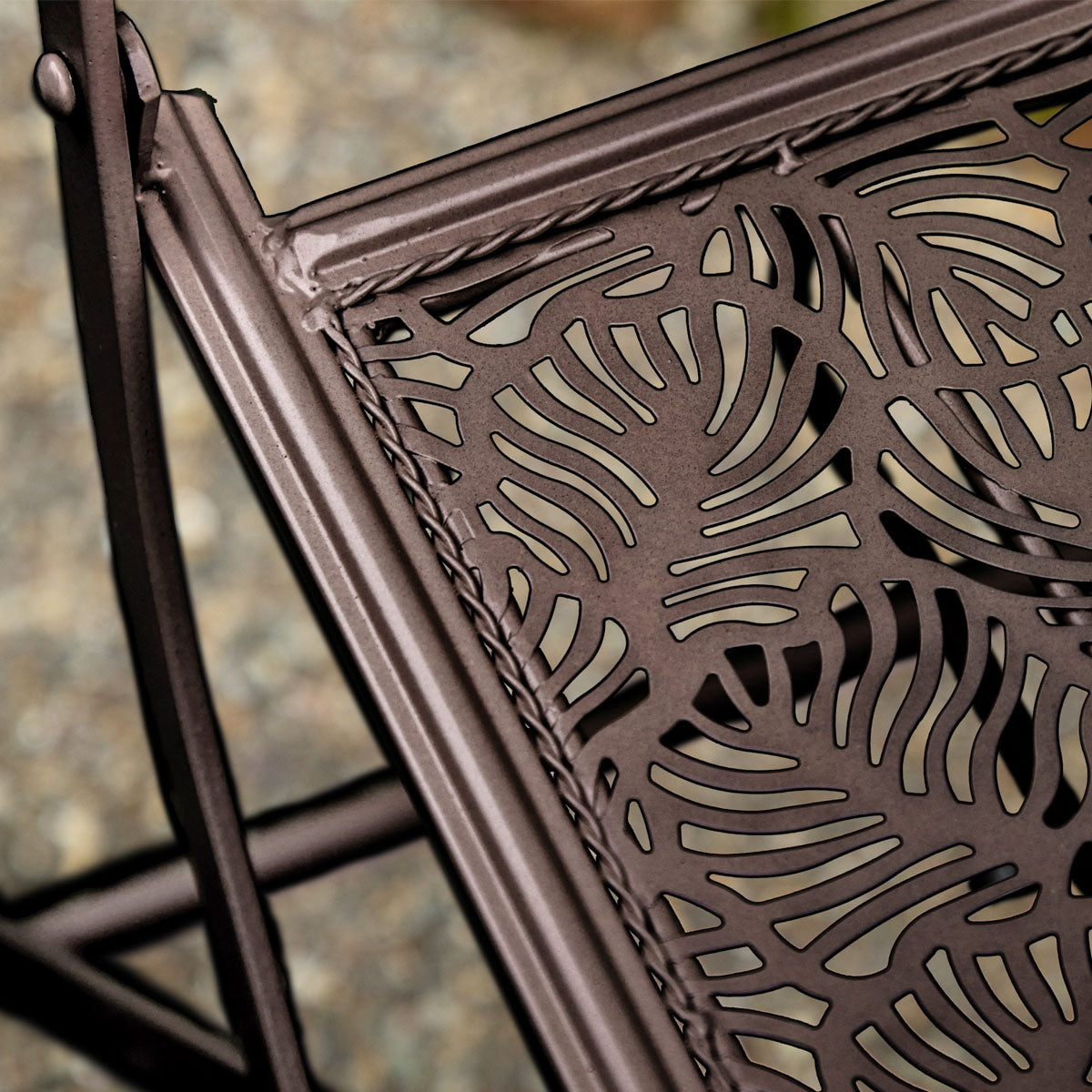 Gallery Direct Brindisi 2 Seater Bistro Set Noir