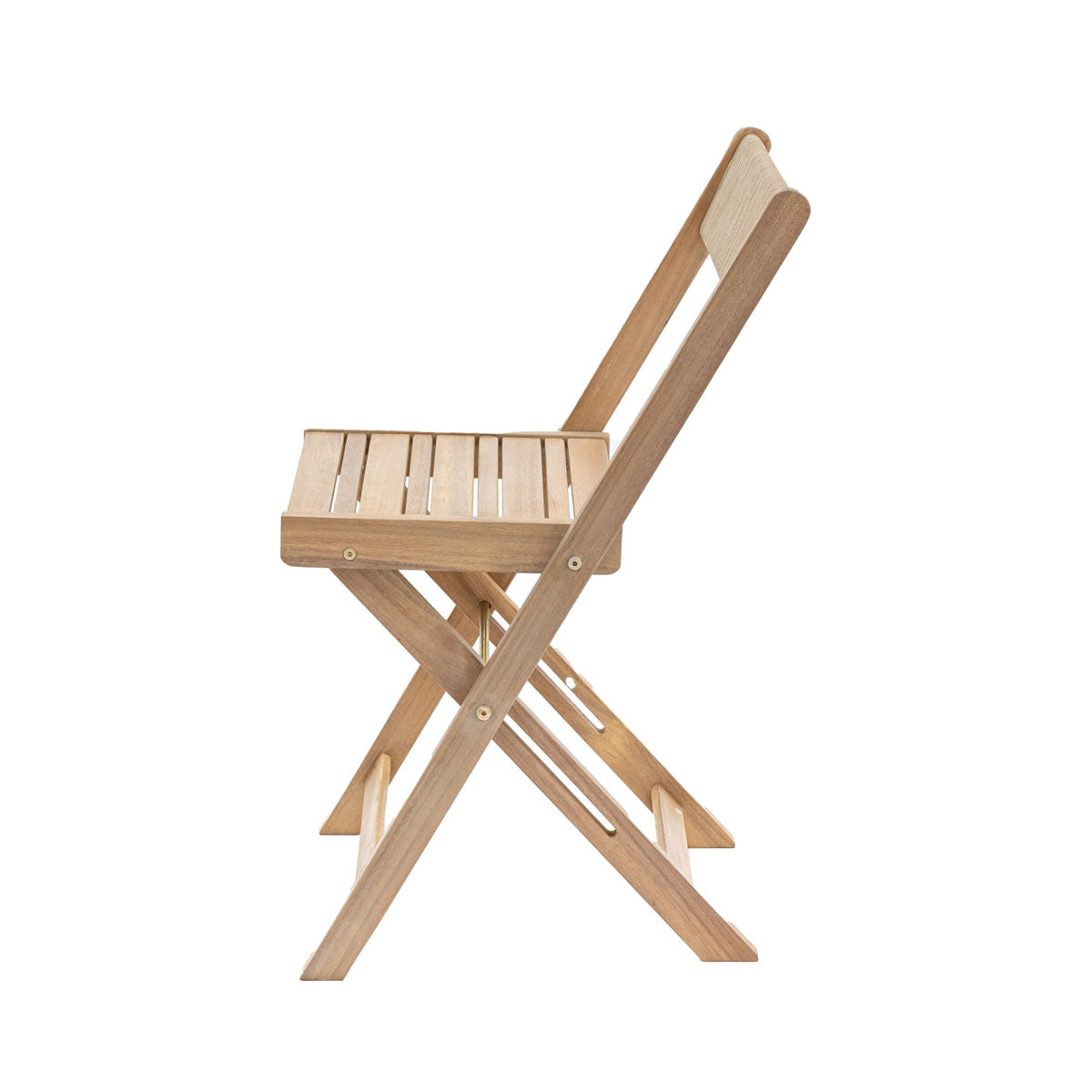 Gallery Direct Lindos Folding Chair Natural (2pk)