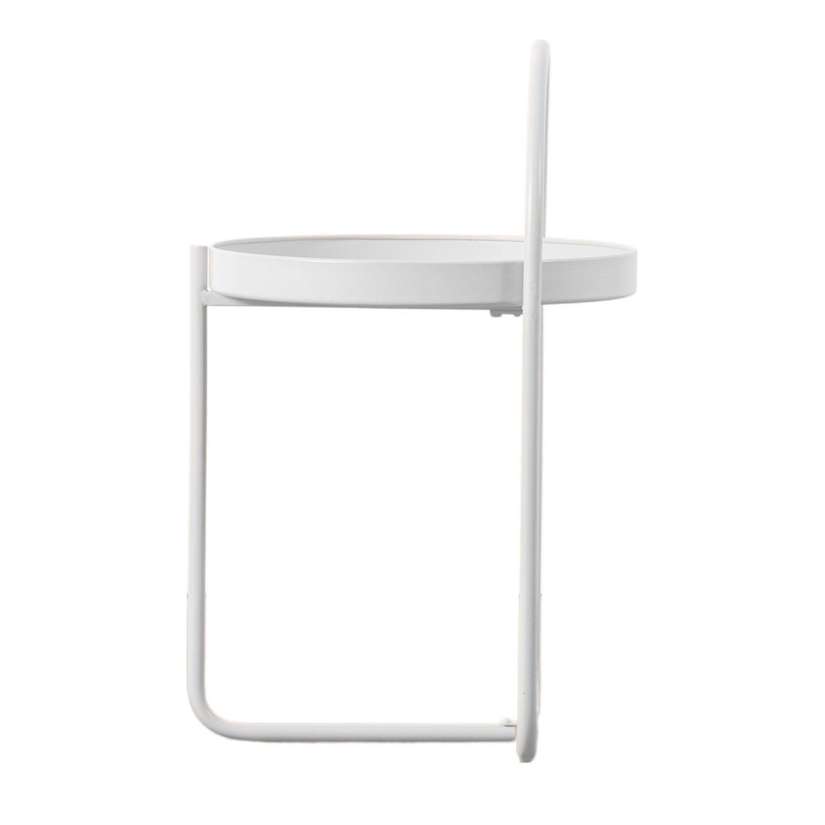 Gallery Direct Melbury Side Table White 400x400x660mm