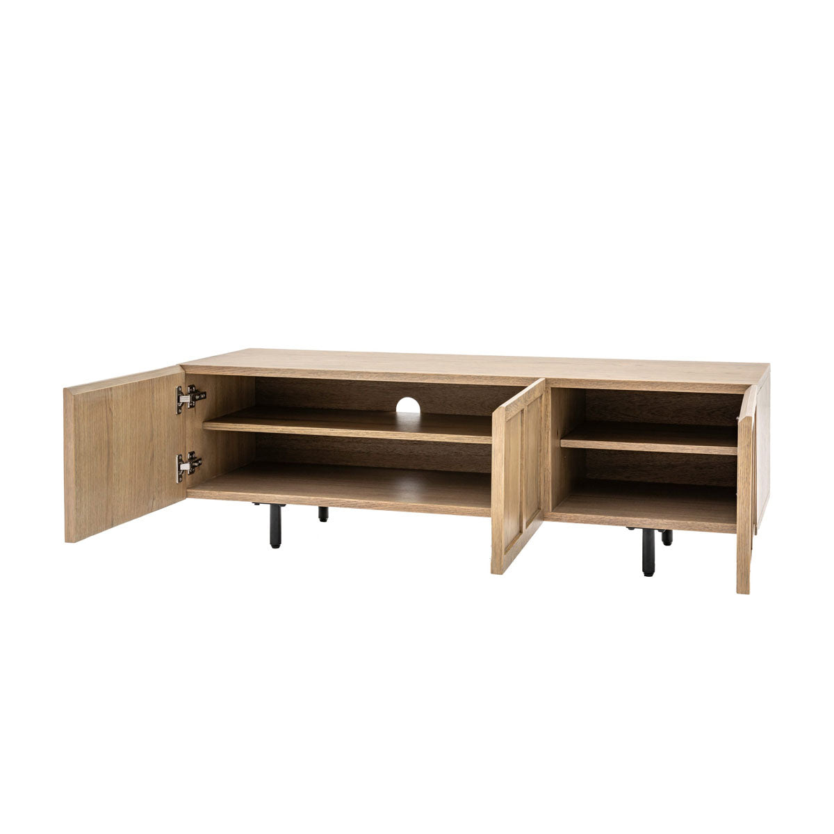 Gallery Direct Panelled Media Unit 1257x400x400mm