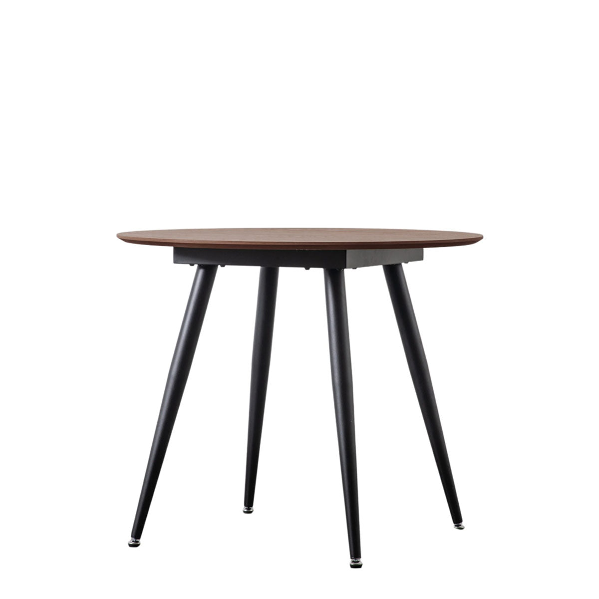Gallery Direct Astley Round Dining Table Walnut 900x900x750mm