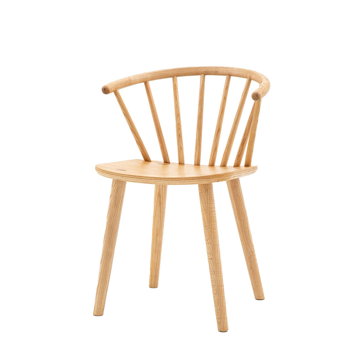 Gallery Direct Craft Dining Chair Natural (2pk) 540x520x760mm