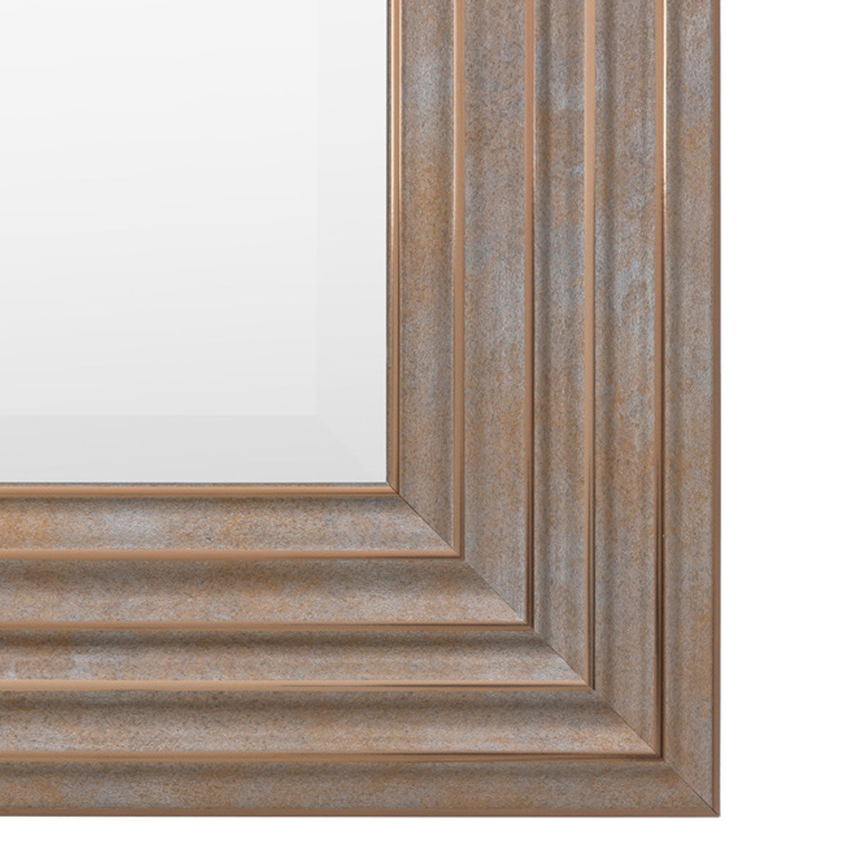 Gallery Direct Whitechapel Square Mirror Gold 870x870mm