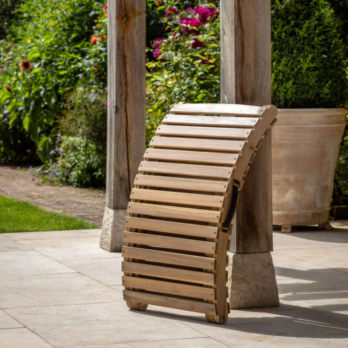 Gallery Direct Ammos Foldaway Sunlounger