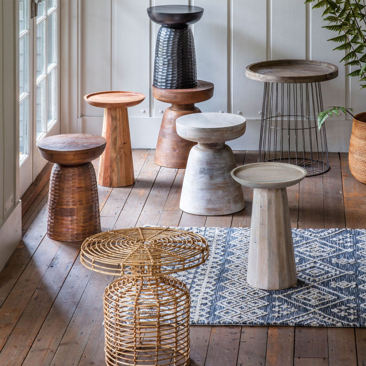 Gallery Direct Menzies Side Table 520x520x580mm