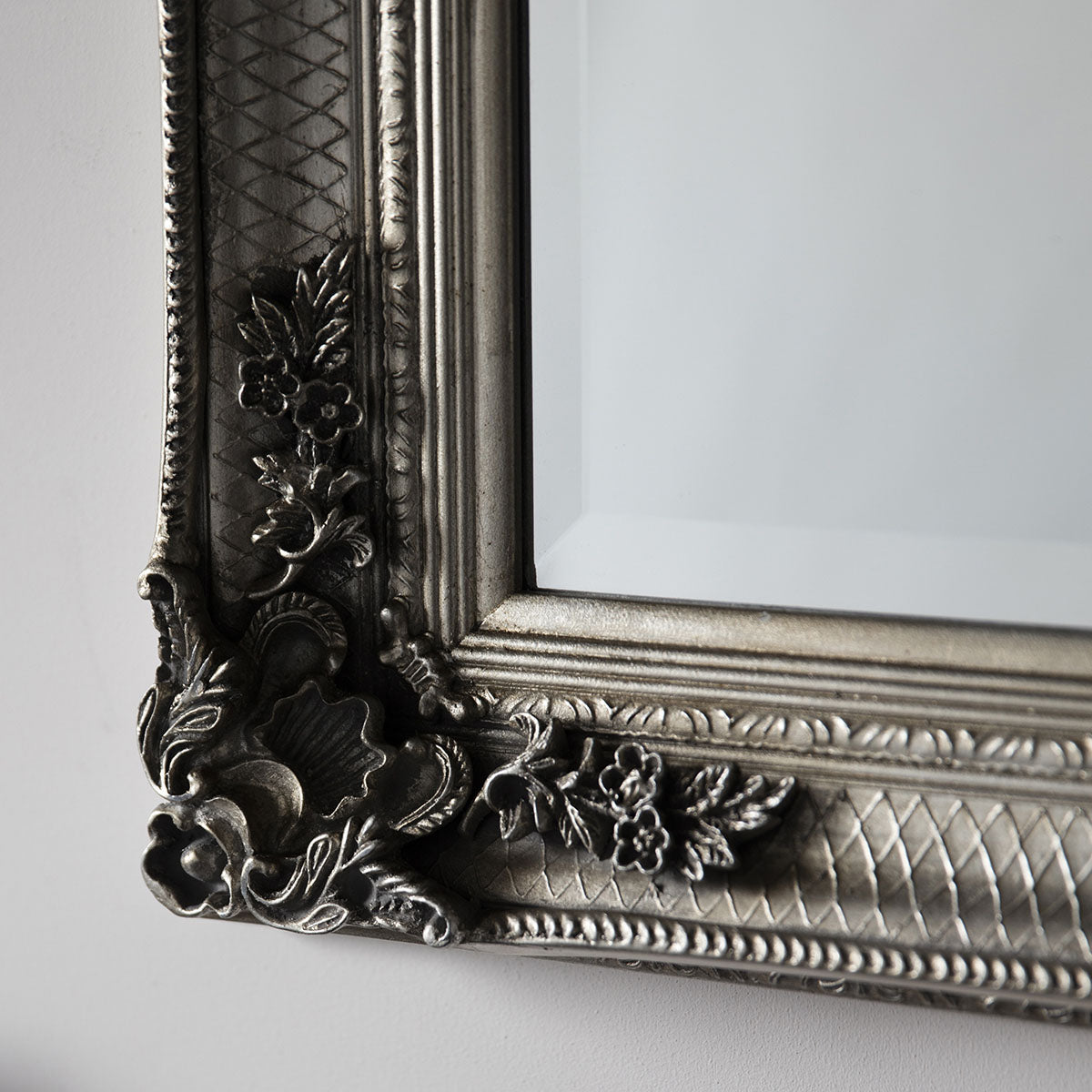 Gallery Direct Abbey Rectangle Mirror Silver 1095X790mm