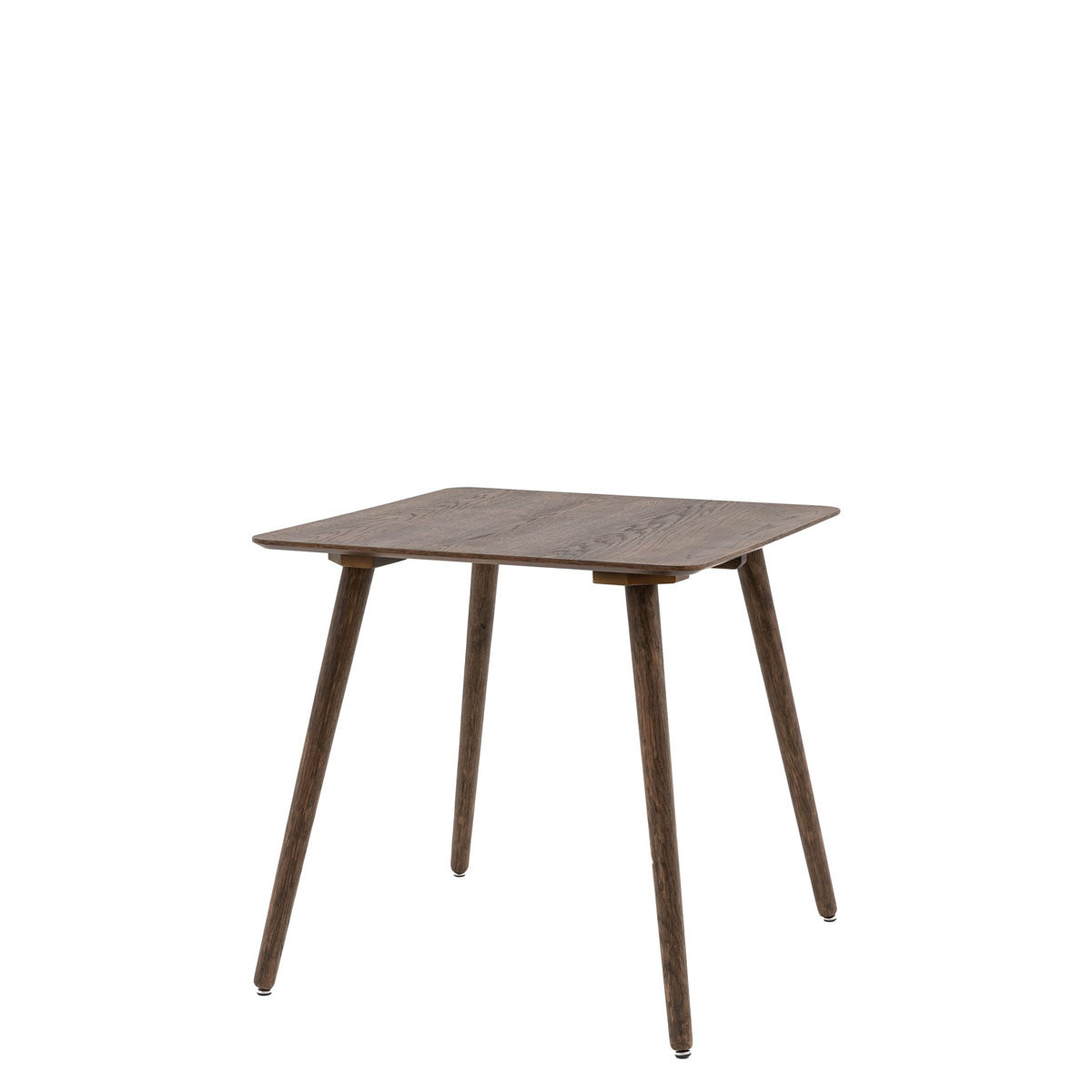 Gallery Direct Hatfield Square Dining Table Smoked 770x770x750mm