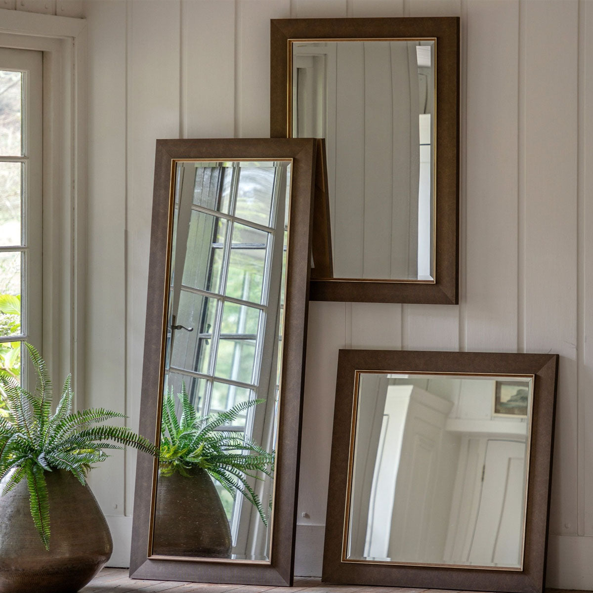 Gallery Direct Richmond Rectangle Mirror Bronze 1070x770mm