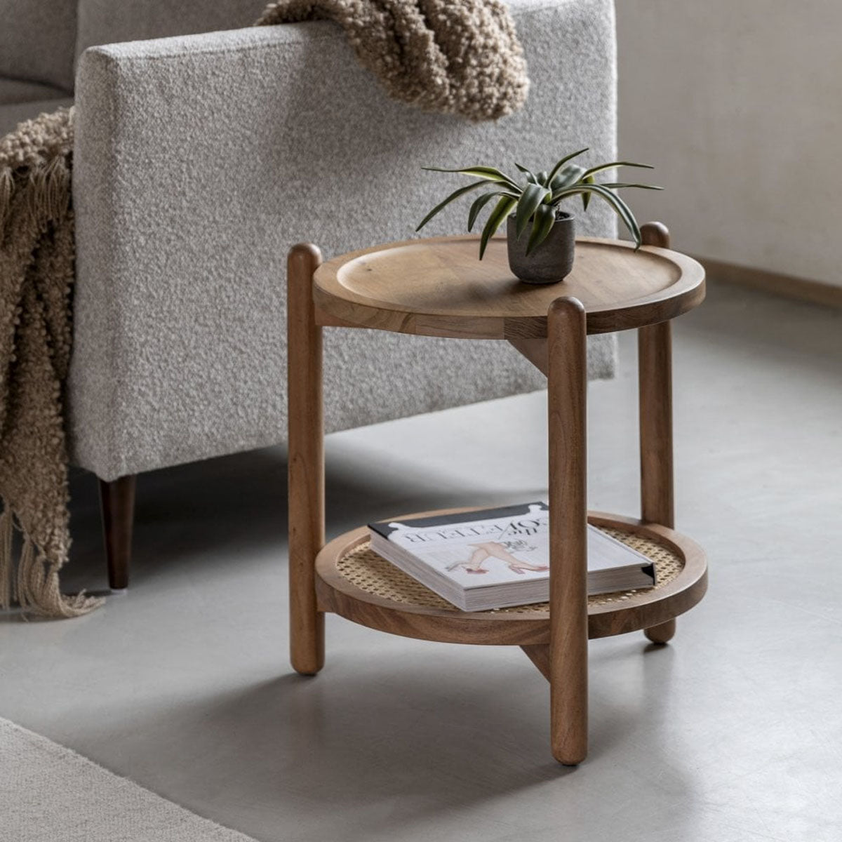 Gallery Direct Cannes Side Table 500x500x500mm