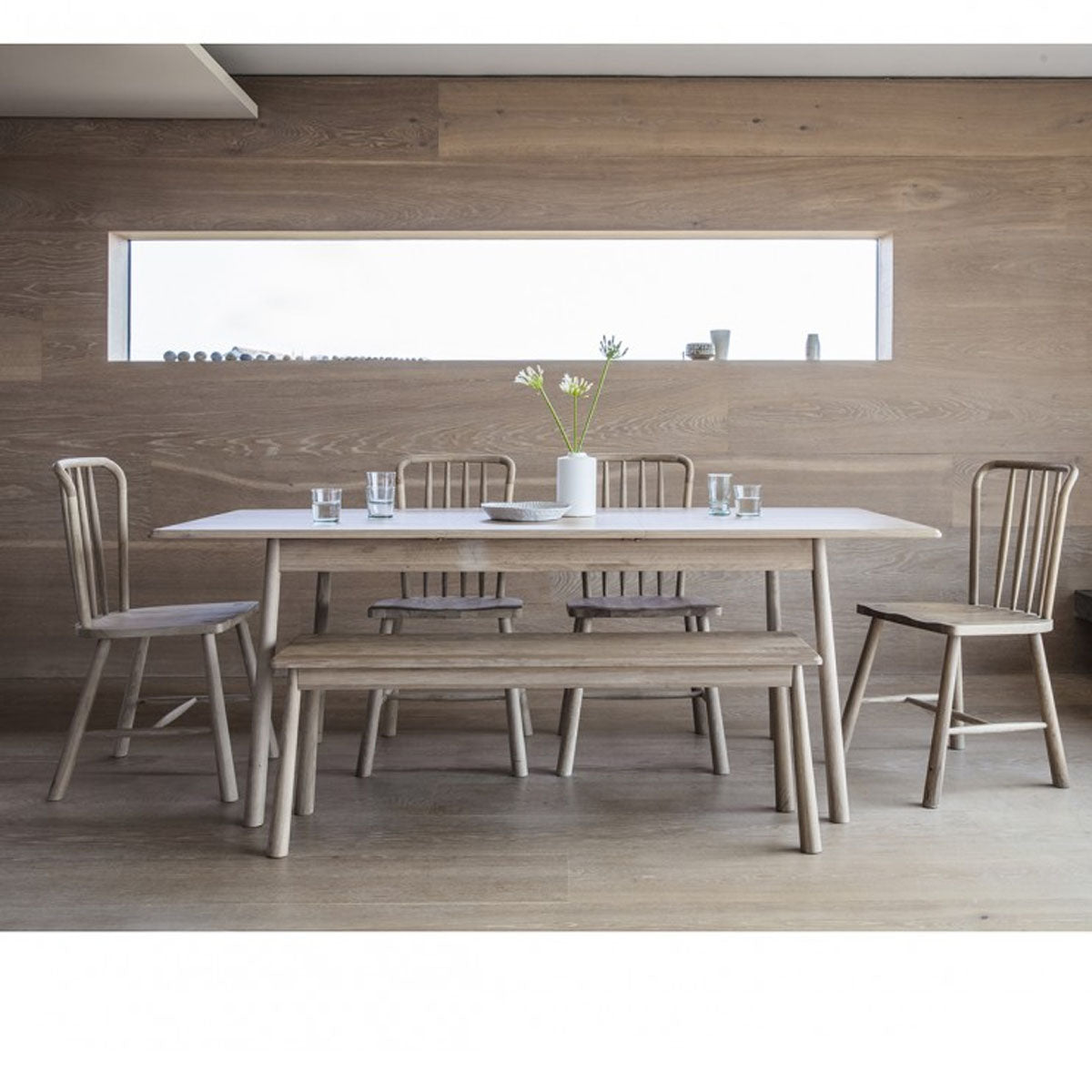 Gallery Direct Wycombe Ext Dining Table 1500/2000x900x750mm