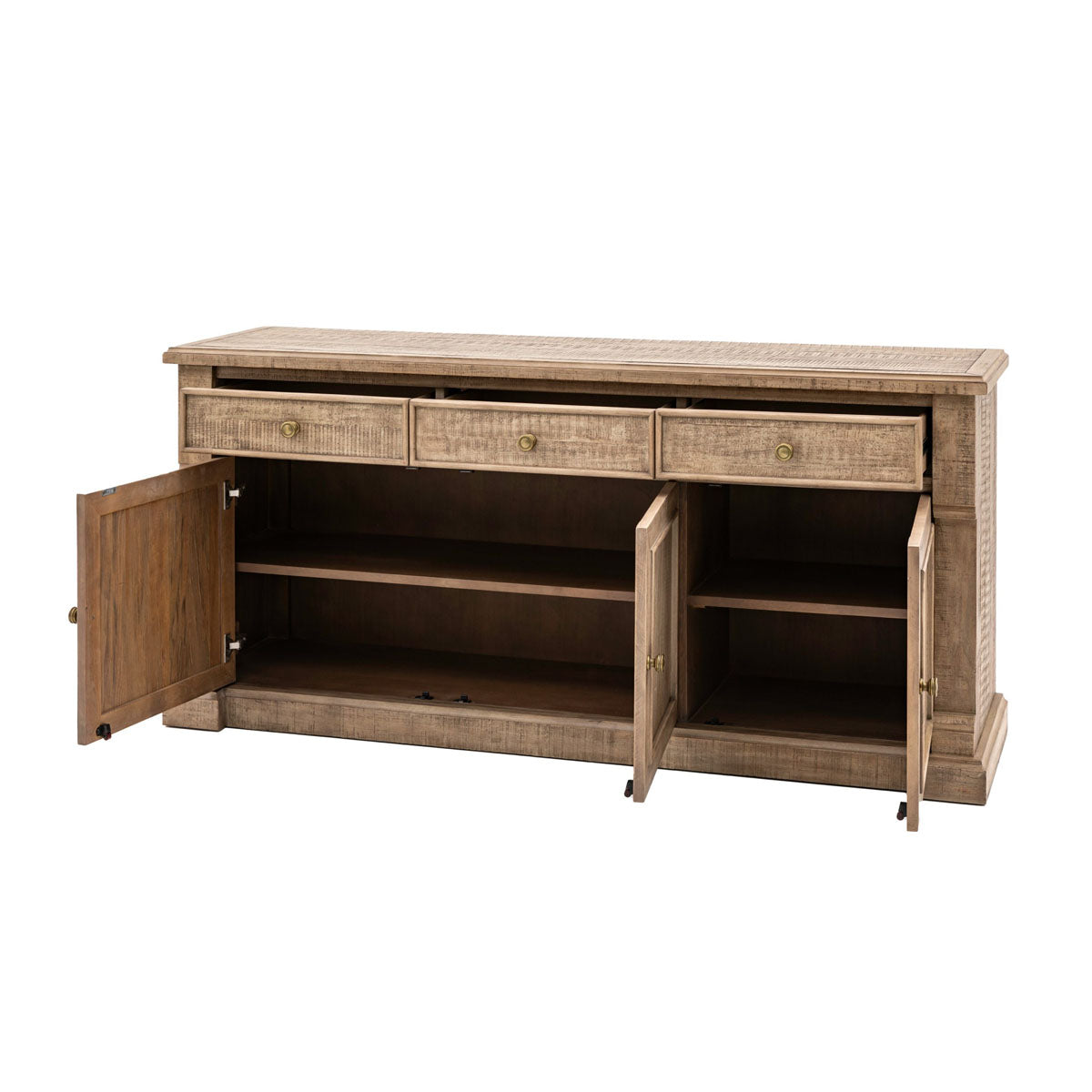 Gallery Direct Vancouver 3 Door 3 Drawer Sideboard 1730x475x800mm