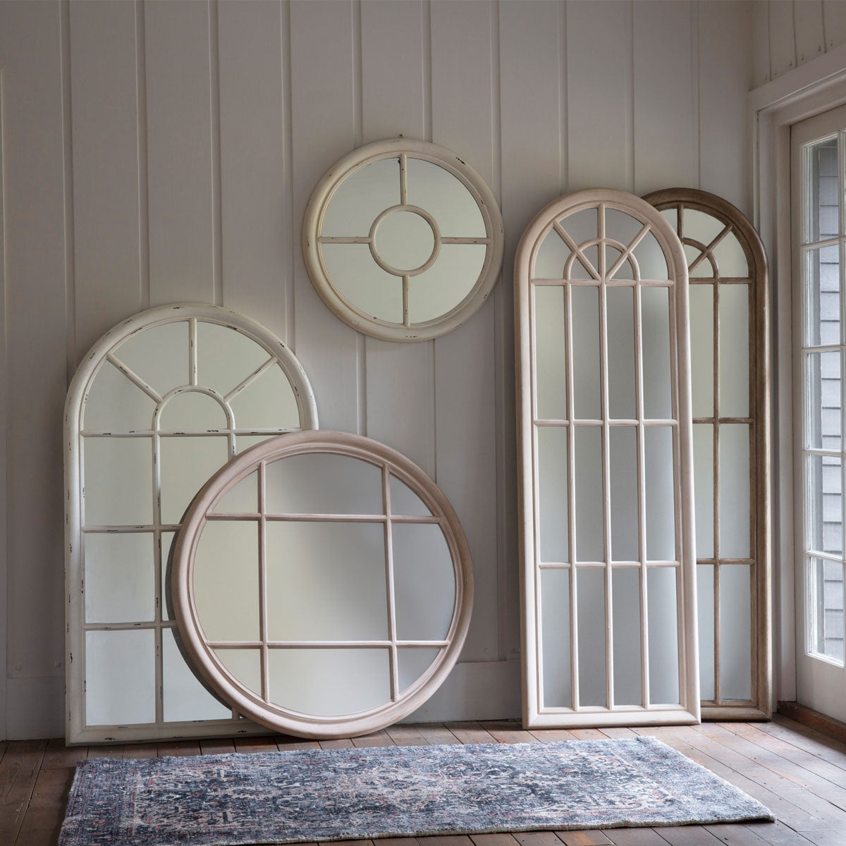 Gallery Direct Eccleston Round Mirror Clay 1000x1000mm