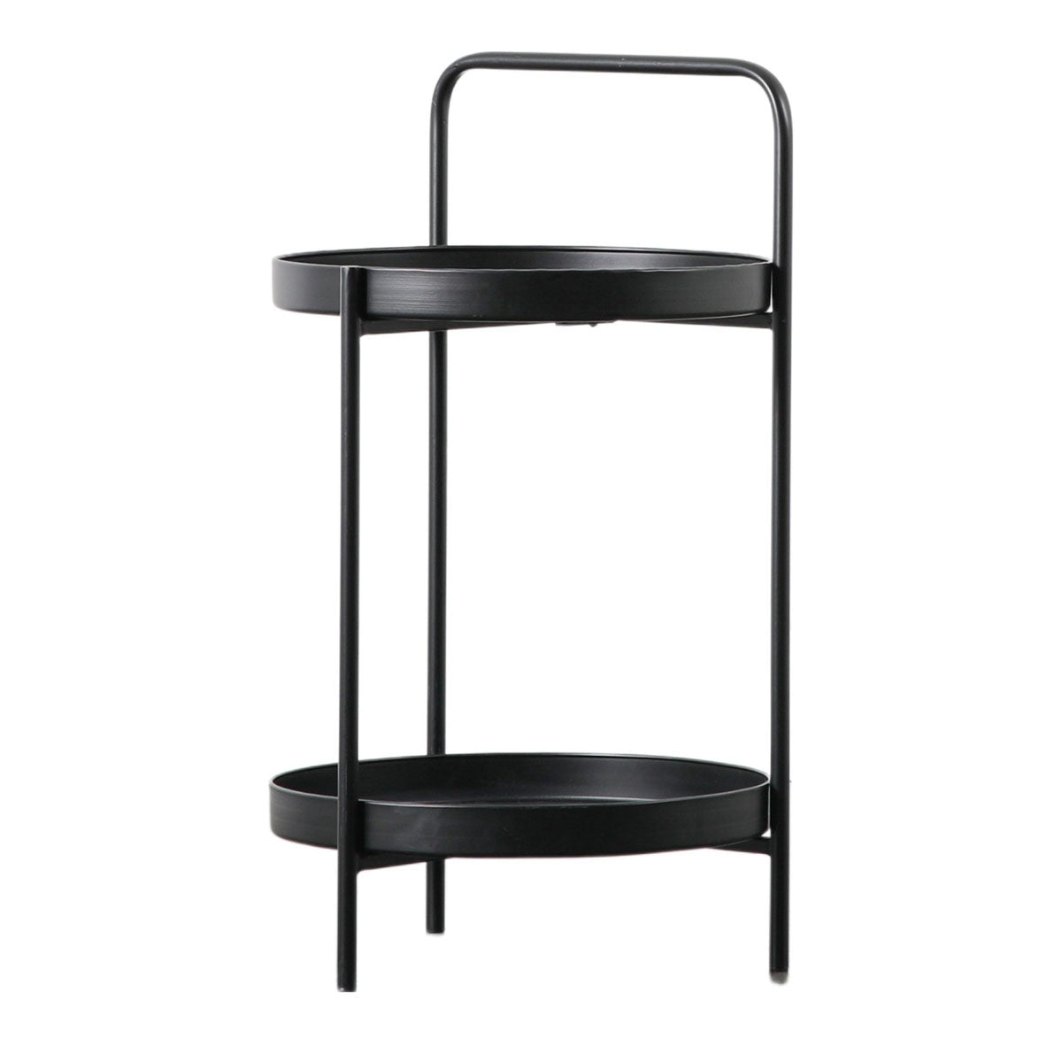 Gallery Direct Sennen Side Table Black 400x400x720mm