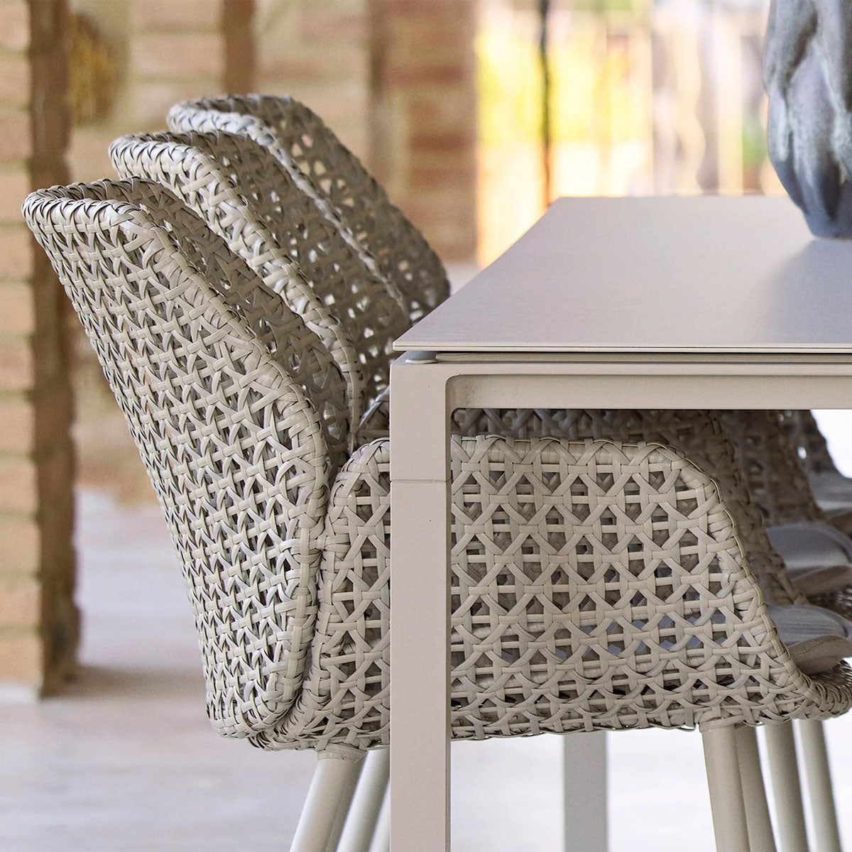 Cane-line Pure dining table, 150x90 cm